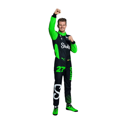 2025 Nico Hulkenberg kick Sauber f1 Race Suit