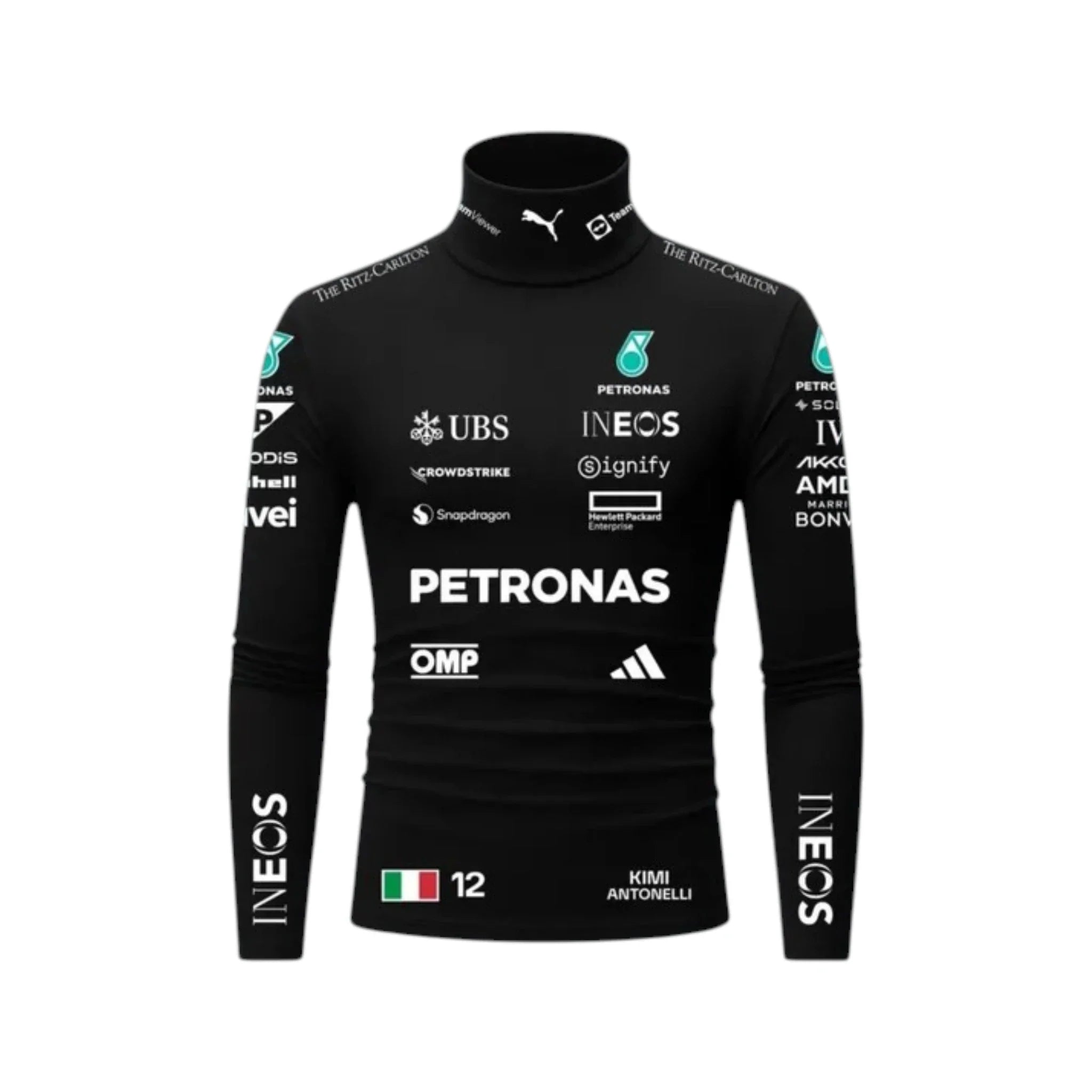Andrea Kimi Antonelli 2026 Mercedes-AMG Petronas F1 Undershirt | NOVAPULSE RACEWEAR