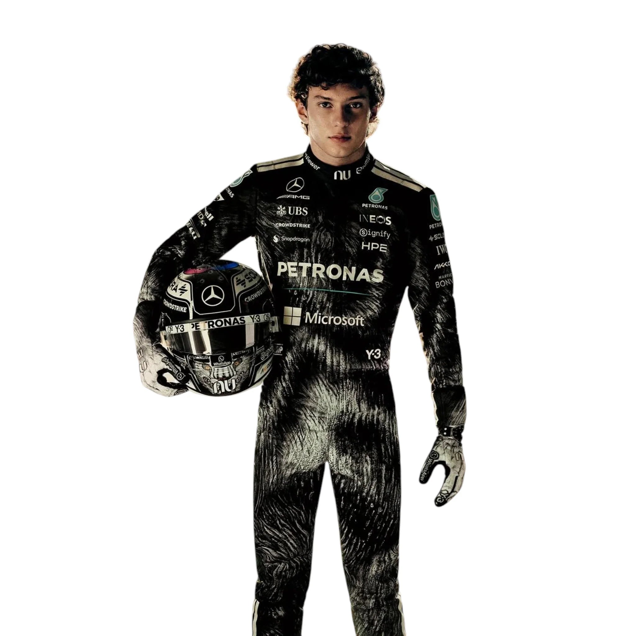 Andrea Kimi Antonelli 2026 Mercedes-AMG Petronas Japanese GP F1 Race Suit - view 2 | NOVAPULSE RACEWEAR