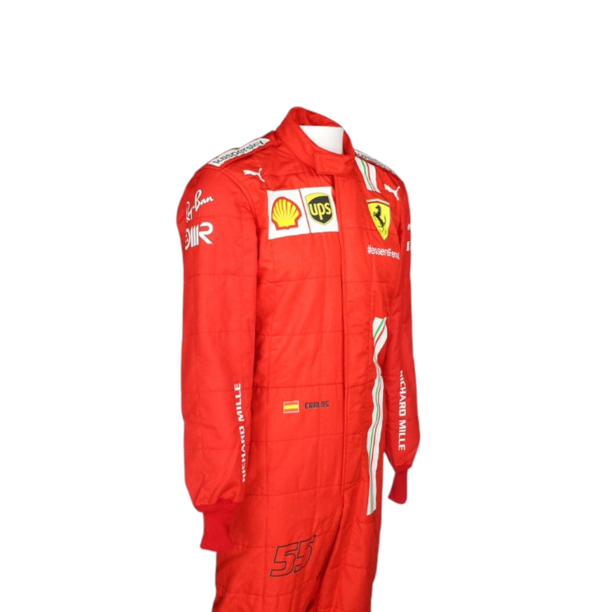 Carlos Sainz 2021 Ferrari F1 Race Suit - view 2 | NOVAPULSE RACEWEAR