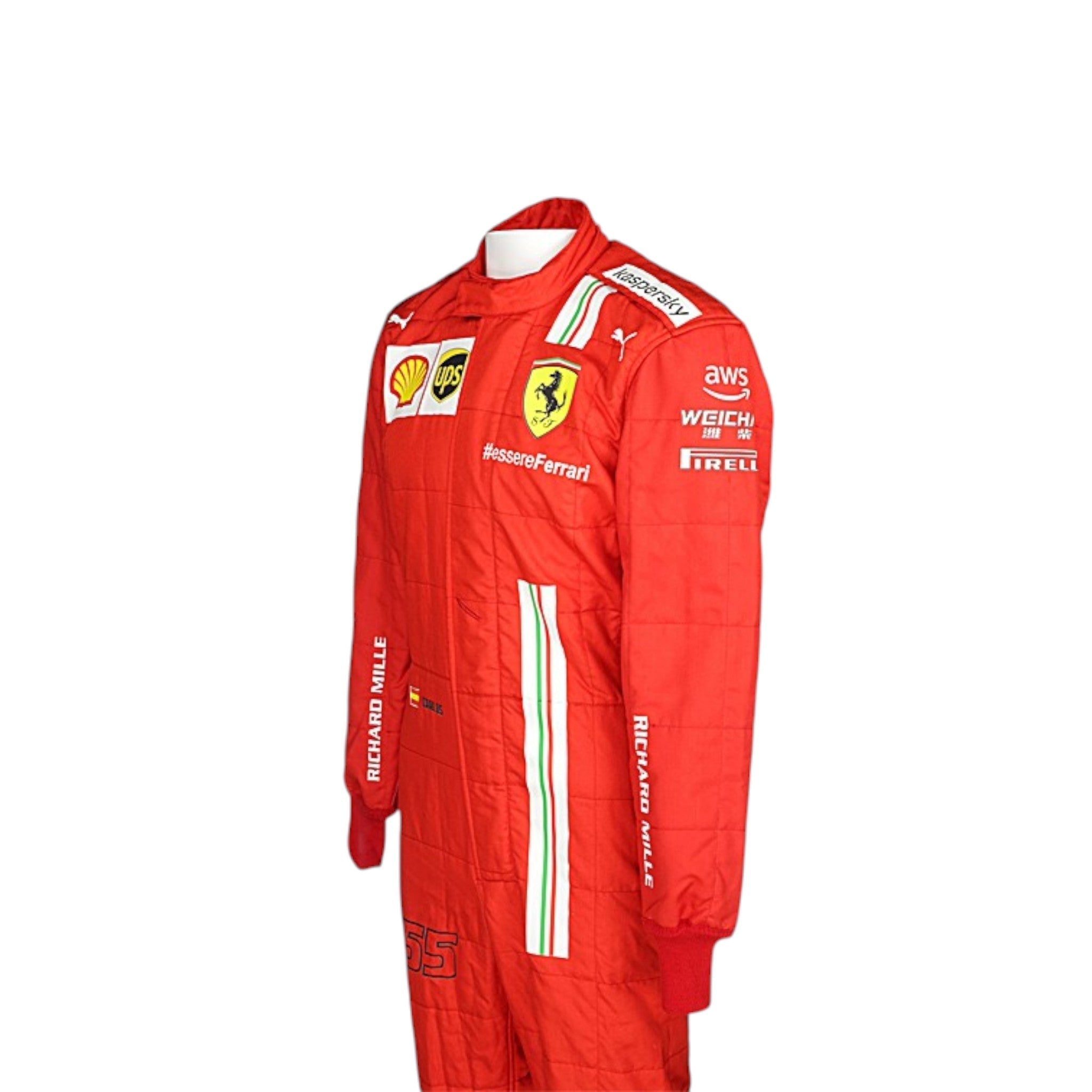 Carlos Sainz 2021 Ferrari F1 Race Suit - view 4 | NOVAPULSE RACEWEAR