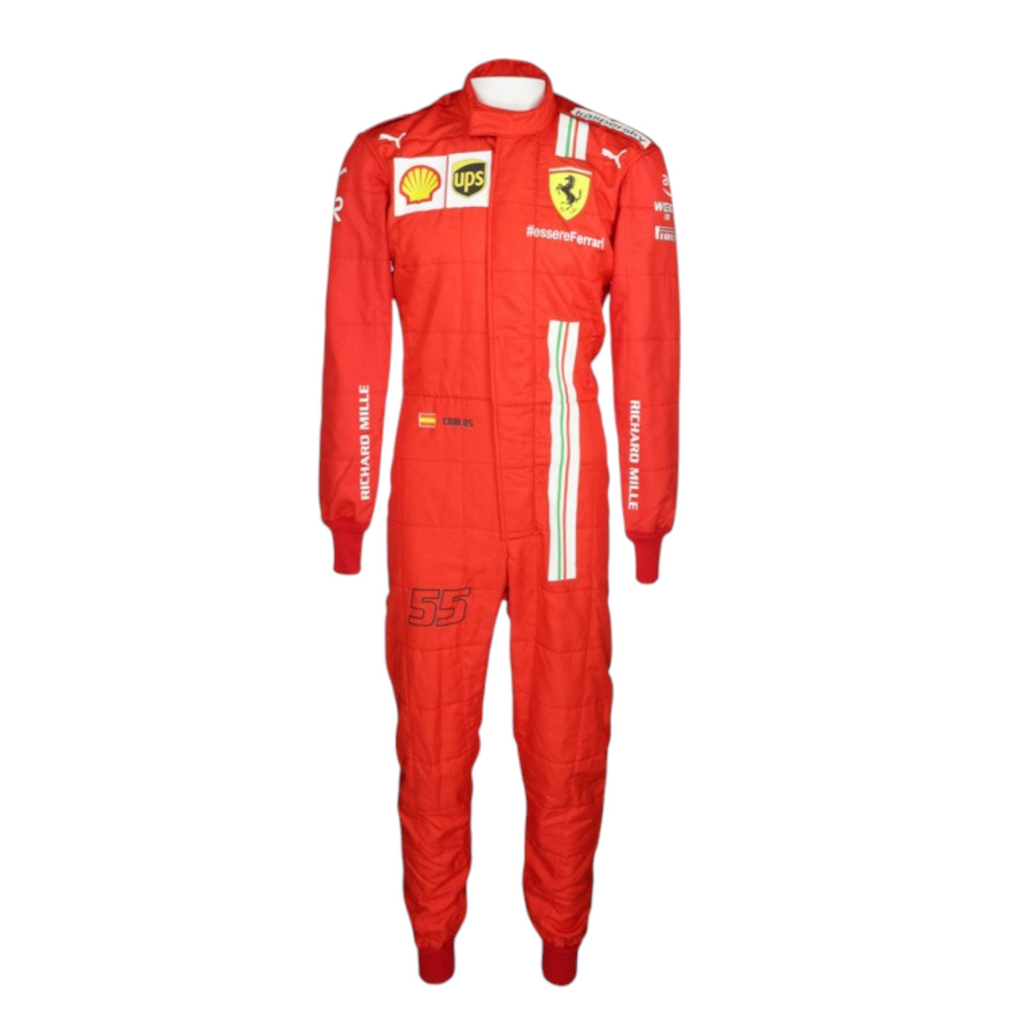 Carlos Sainz 2021 Ferrari F1 Race Suit - view 5 | NOVAPULSE RACEWEAR