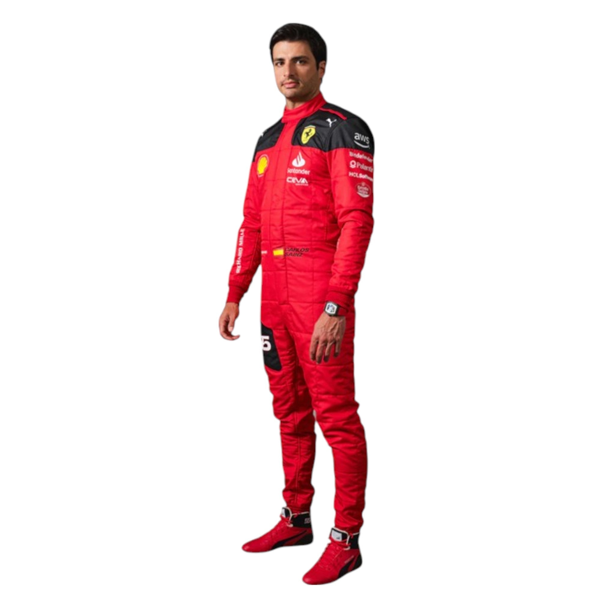 Carlos Sainz 2023 Ferrari F1 Race Suit - view 3 | NOVAPULSE RACEWEAR