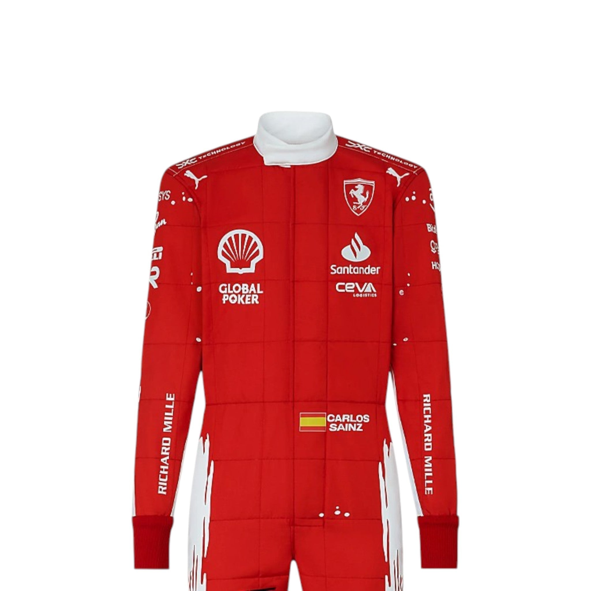 Carlos Sainz 2023 Ferrari (Las Vegas GP Special Edition) F1 Race Suit | NOVAPULSE RACEWEAR