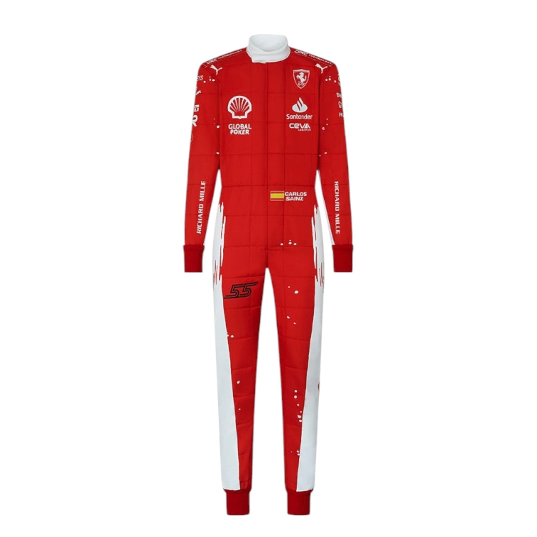 Carlos Sainz 2023 Ferrari (Las Vegas GP Special Edition) F1 Race Suit - view 2 | NOVAPULSE RACEWEAR