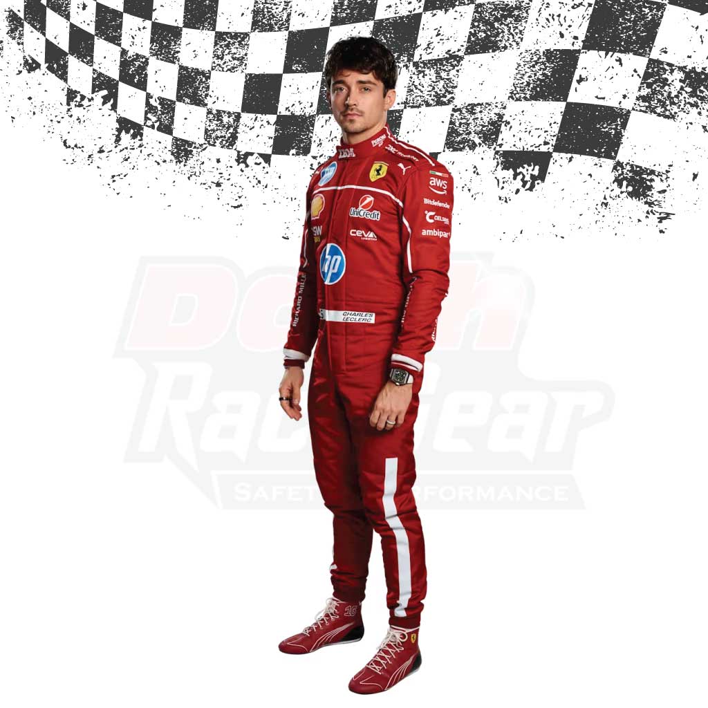 2025 Charles Leclerc F1 Ferrari Race suit Dash Racegear