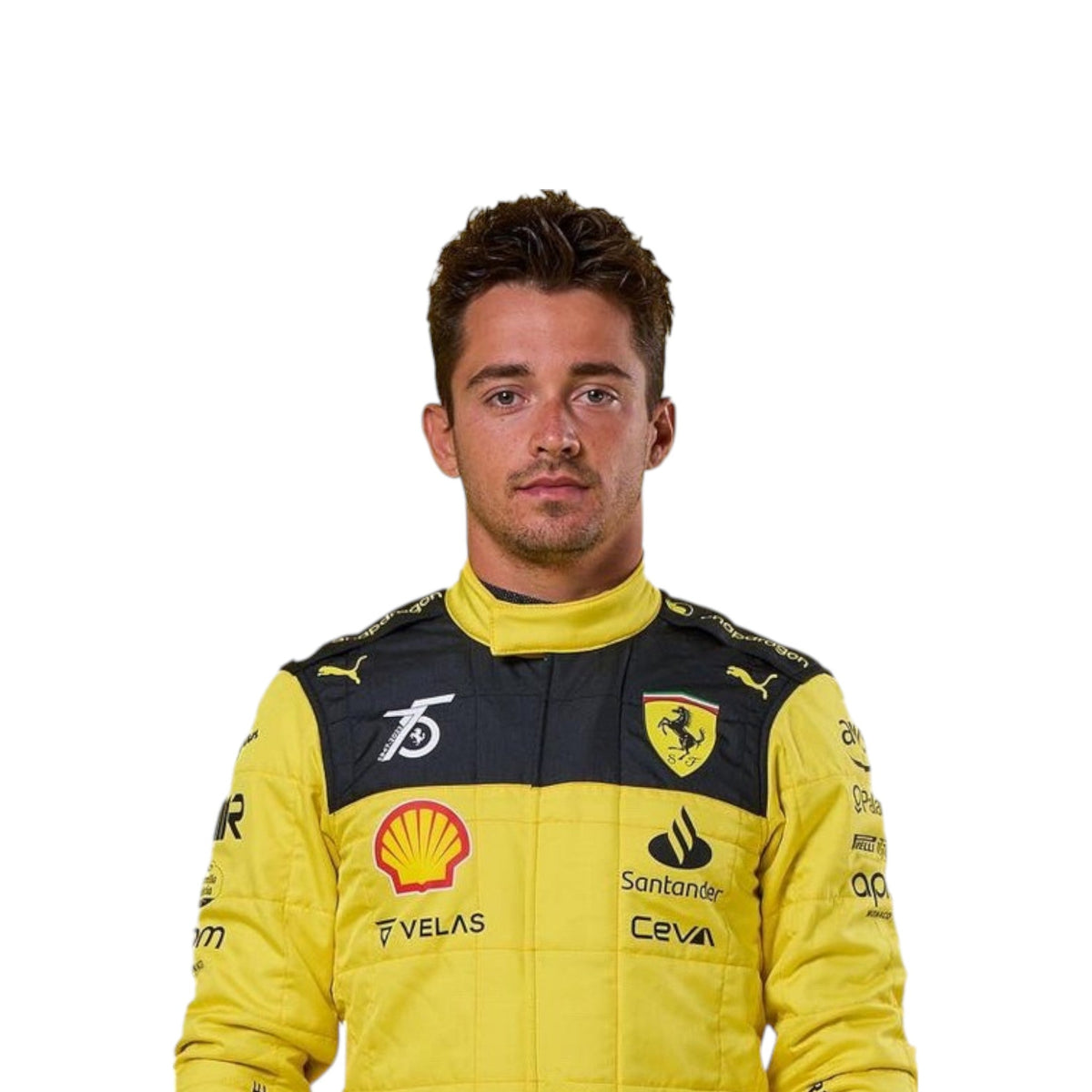 Charles Leclerc 2022 Ferrari 75th Anniversary Special Edition Suit | NOVAPULSE RACEWEAR