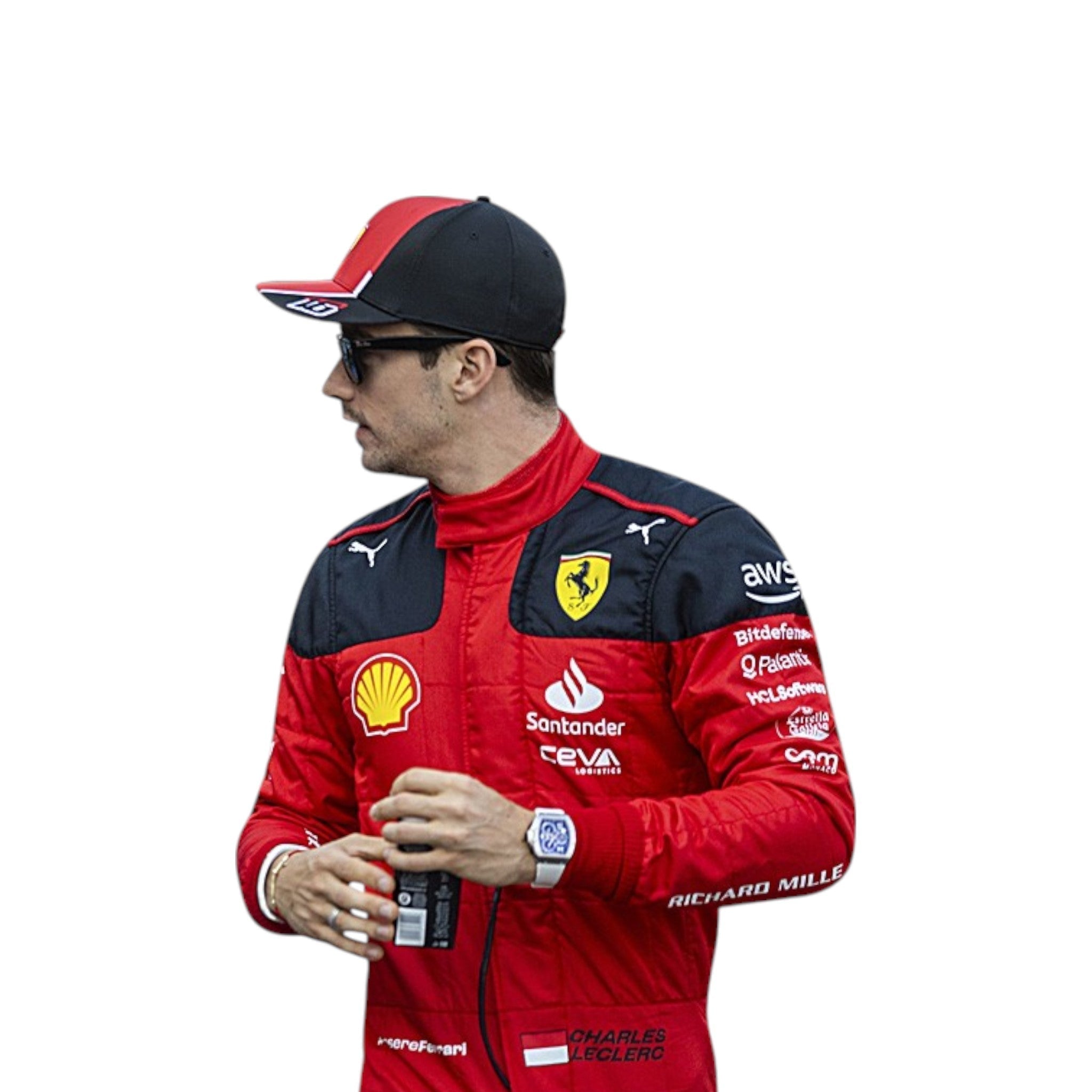 Charles Leclerc 2023 Ferrari F1 Race Suit | NOVAPULSE RACEWEAR