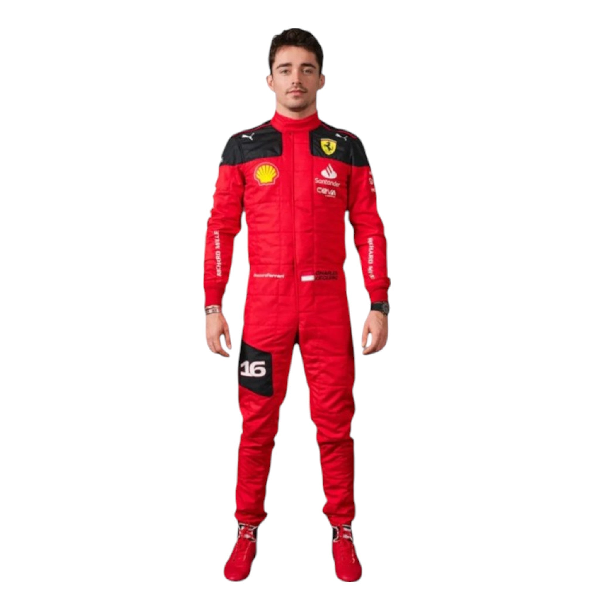 Charles Leclerc 2023 Ferrari F1 Race Suit - view 4 | NOVAPULSE RACEWEAR