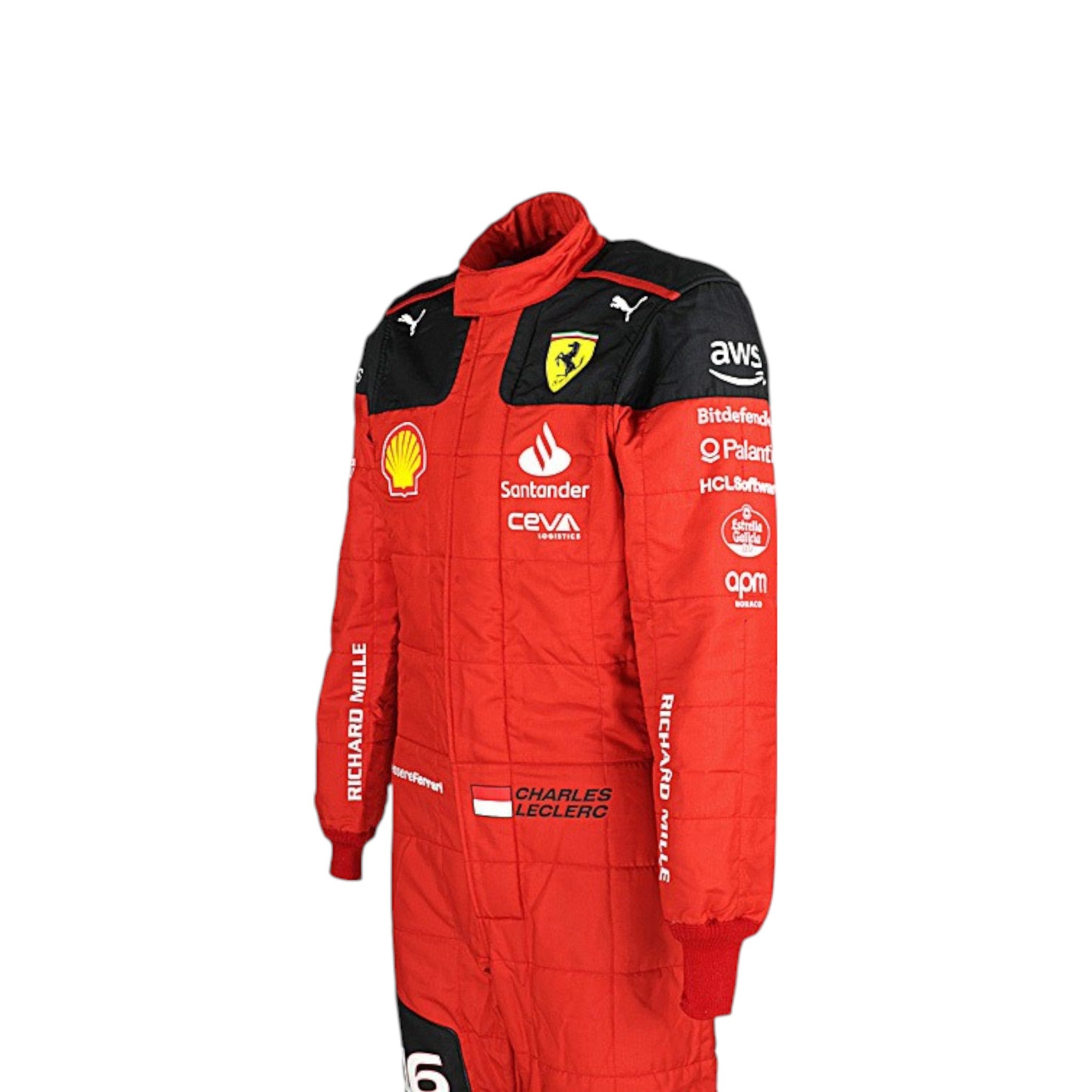 Charles Leclerc 2023 Ferrari F1 Race Suit - view 7 | NOVAPULSE RACEWEAR