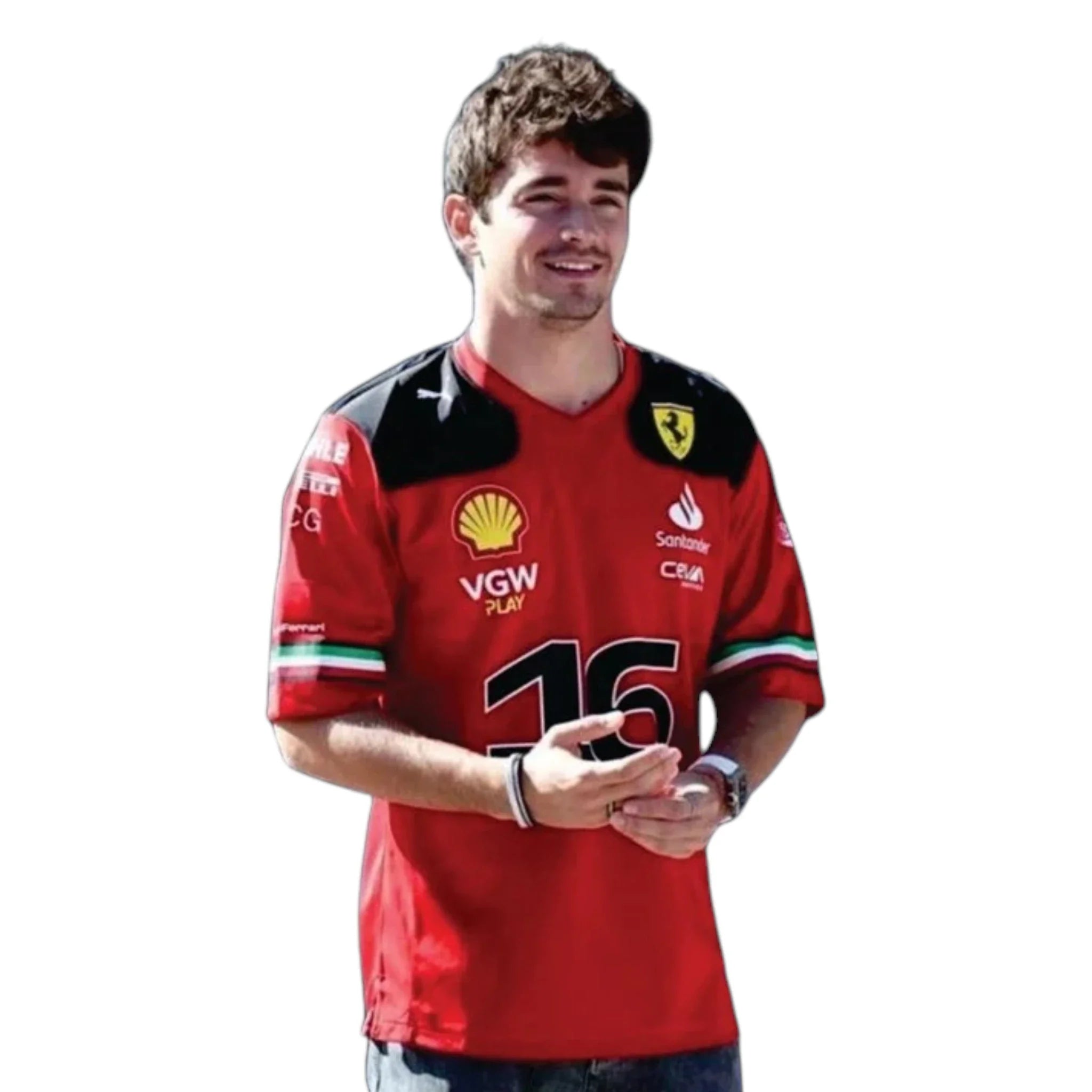 Charles Leclerc 2023 Ferrari F1 Racing T-Shirt | NOVAPULSE RACEWEAR
