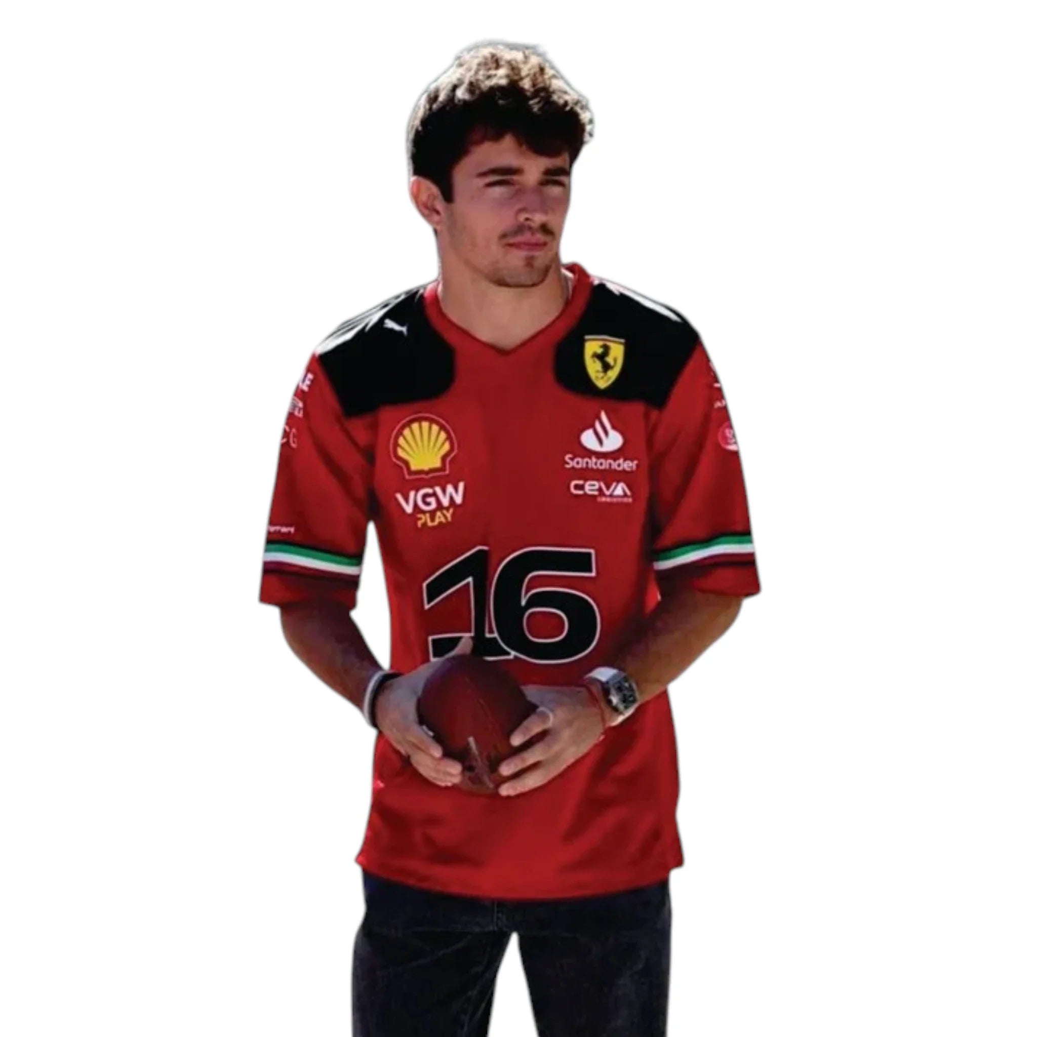 Charles Leclerc 2023 Ferrari F1 Racing T-Shirt - view 2 | NOVAPULSE RACEWEAR