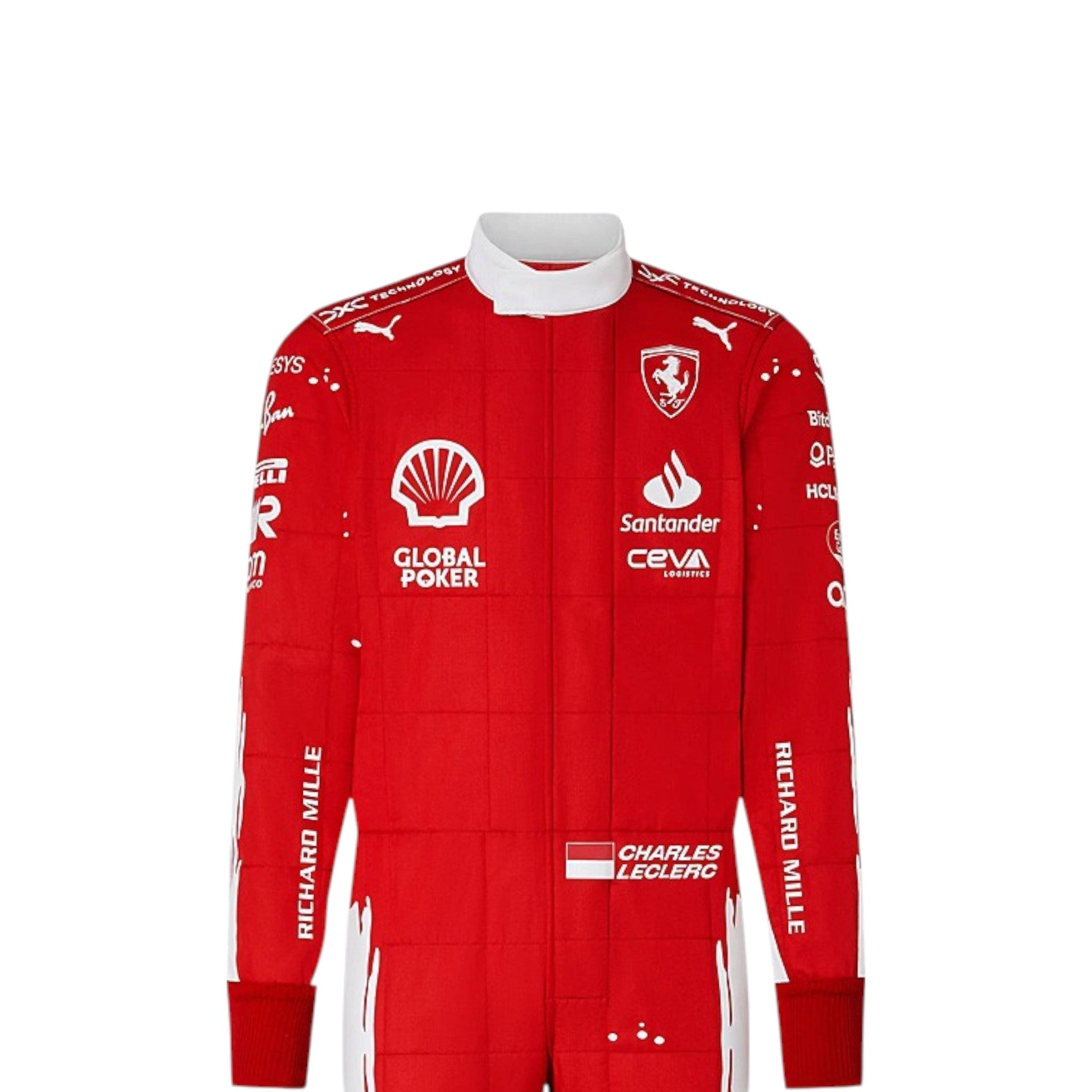 Charles Leclerc 2023 Ferrari (Las Vegas GP Special Edition) F1 Race Suit | NOVAPULSE RACEWEAR
