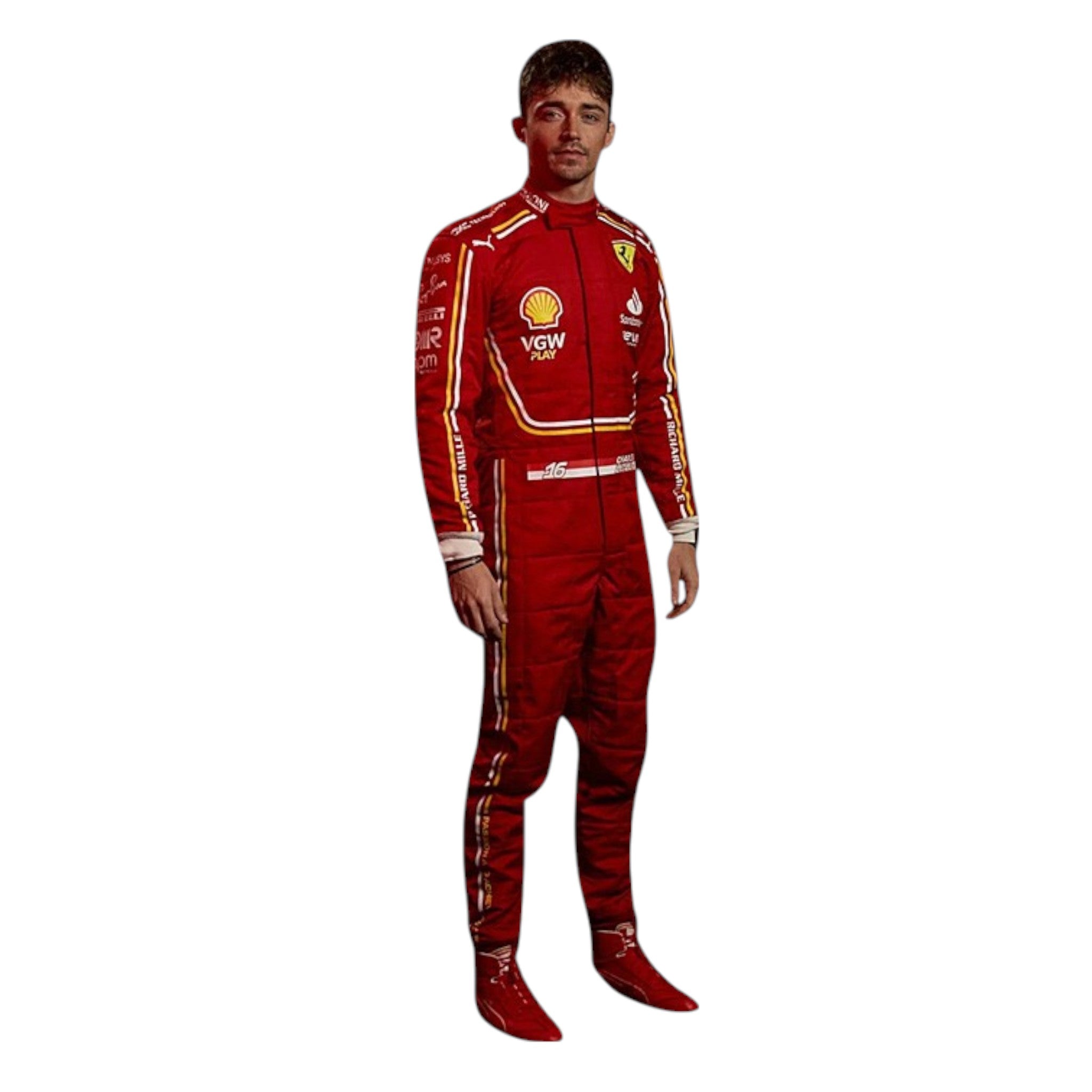 Charles Leclerc 2024 Ferrari F1 Race Suit - view 5 | NOVAPULSE RACEWEAR