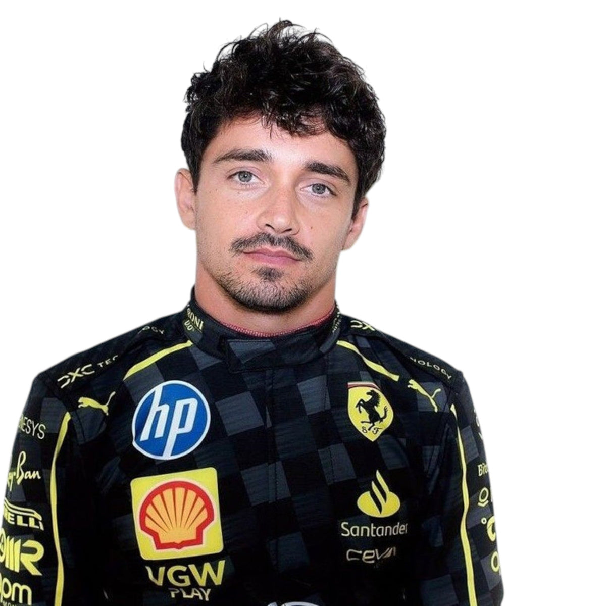 Charles Leclerc 2024 Ferrari Monza GP F1 Race Suit - view 3 | NOVAPULSE RACEWEAR
