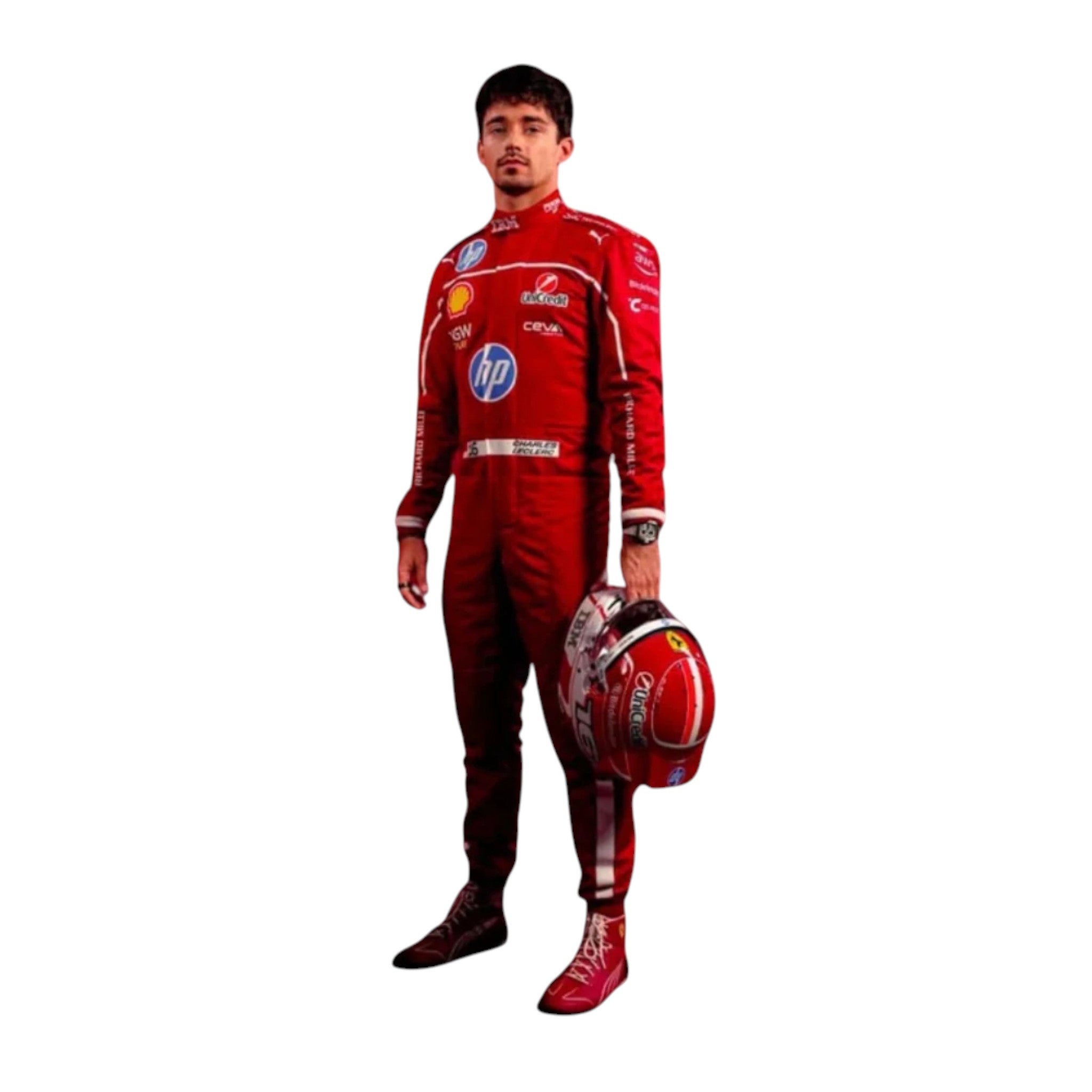 Charles Leclerc 2025 Ferrari F1 Race Suit | NOVAPULSE RACEWEAR