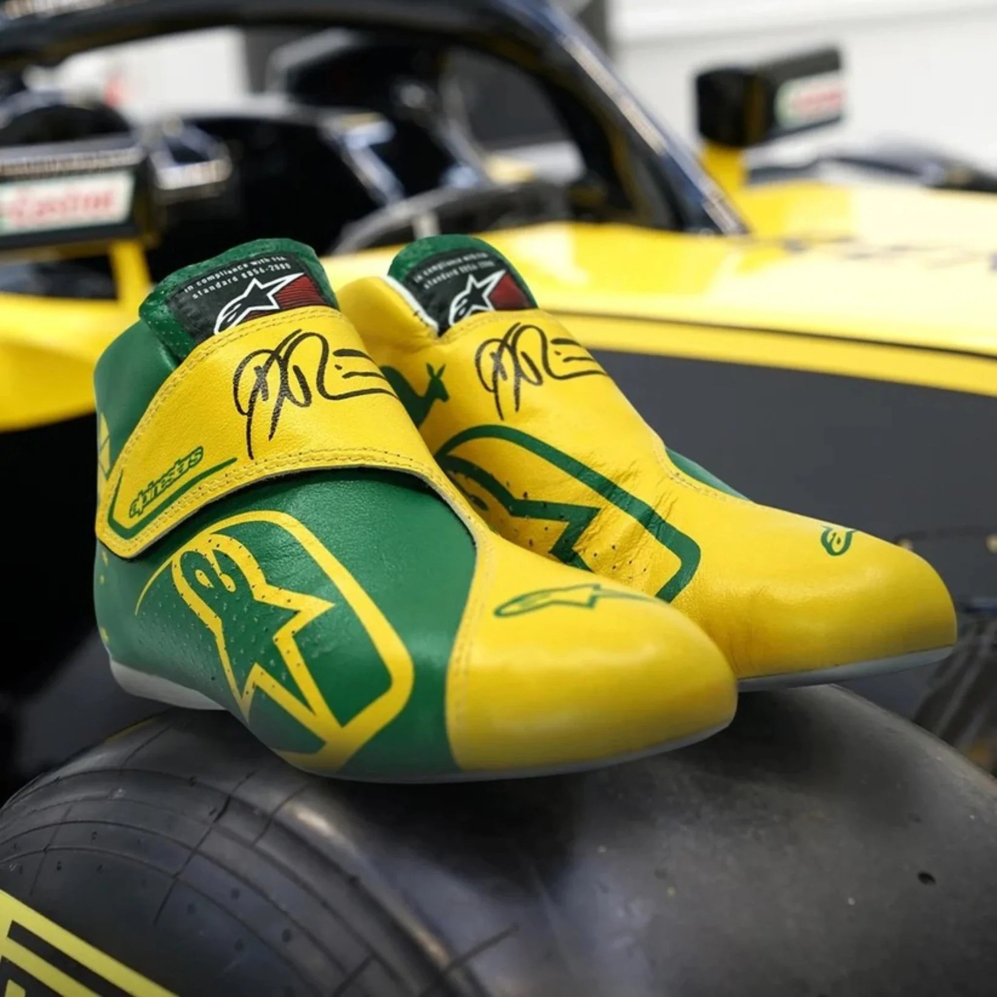 Daniel Ricciardo 2019 Renault Australian GP F1 Racing Shoes - view 4 | NOVAPULSE RACEWEAR