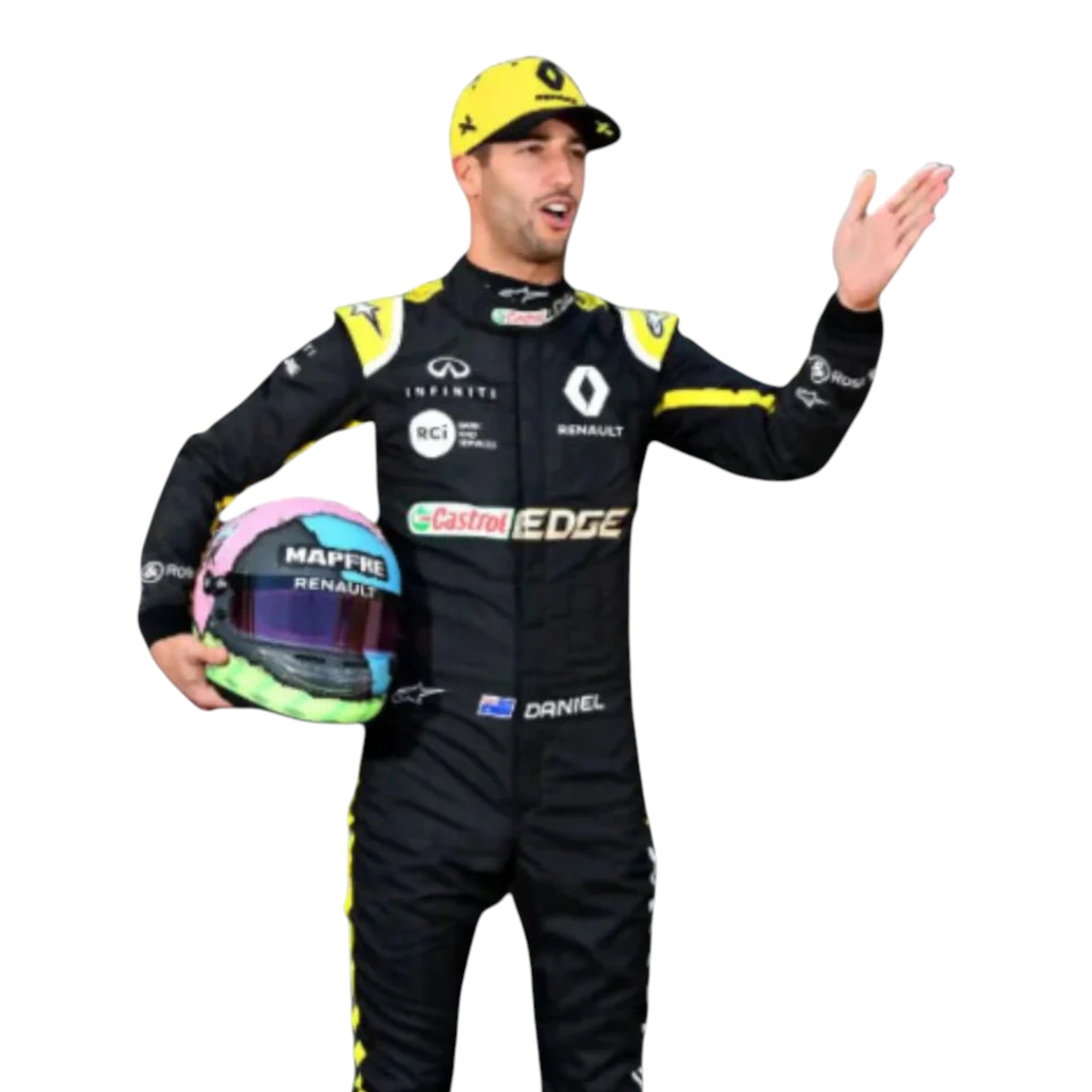 Daniel Ricciardo 2019 Renault F1 Race Suit - view 2 | NOVAPULSE RACEWEAR