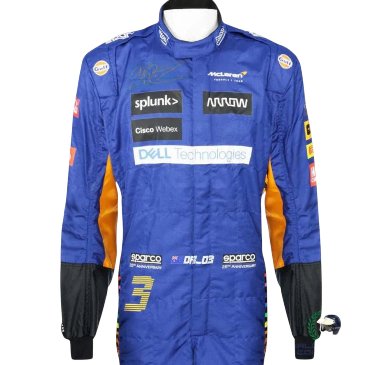Daniel Ricciardo 2021 Mclaren F1 Race Suit - view 2 | NOVAPULSE RACEWEAR
