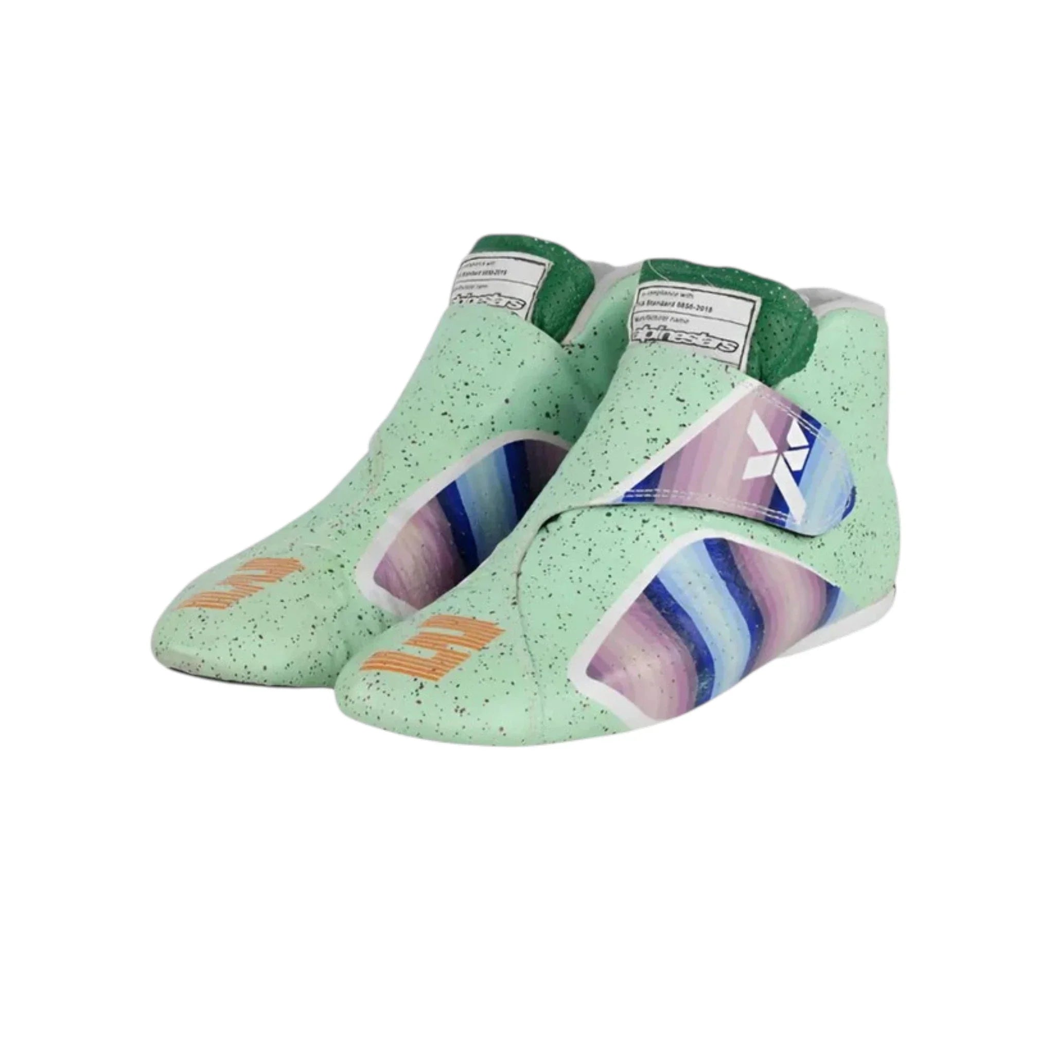 Daniel Ricciardo 2021 Mclaren Honey Badge Italian GP F1 Racing Shoes | NOVAPULSE RACEWEAR