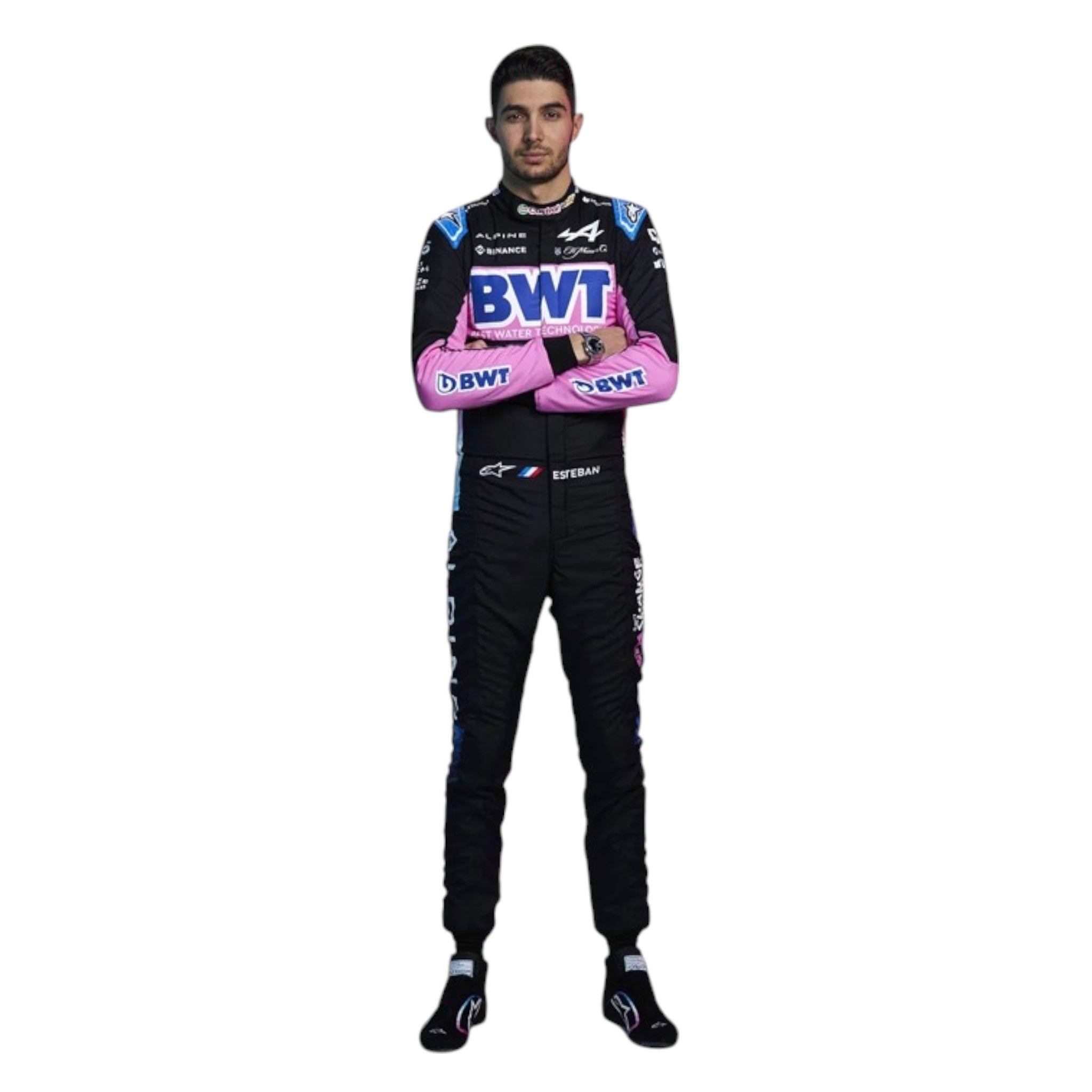 Esteban Ocon 2024 BWT Apline F1 Race Suit - view 2 | NOVAPULSE RACEWEAR