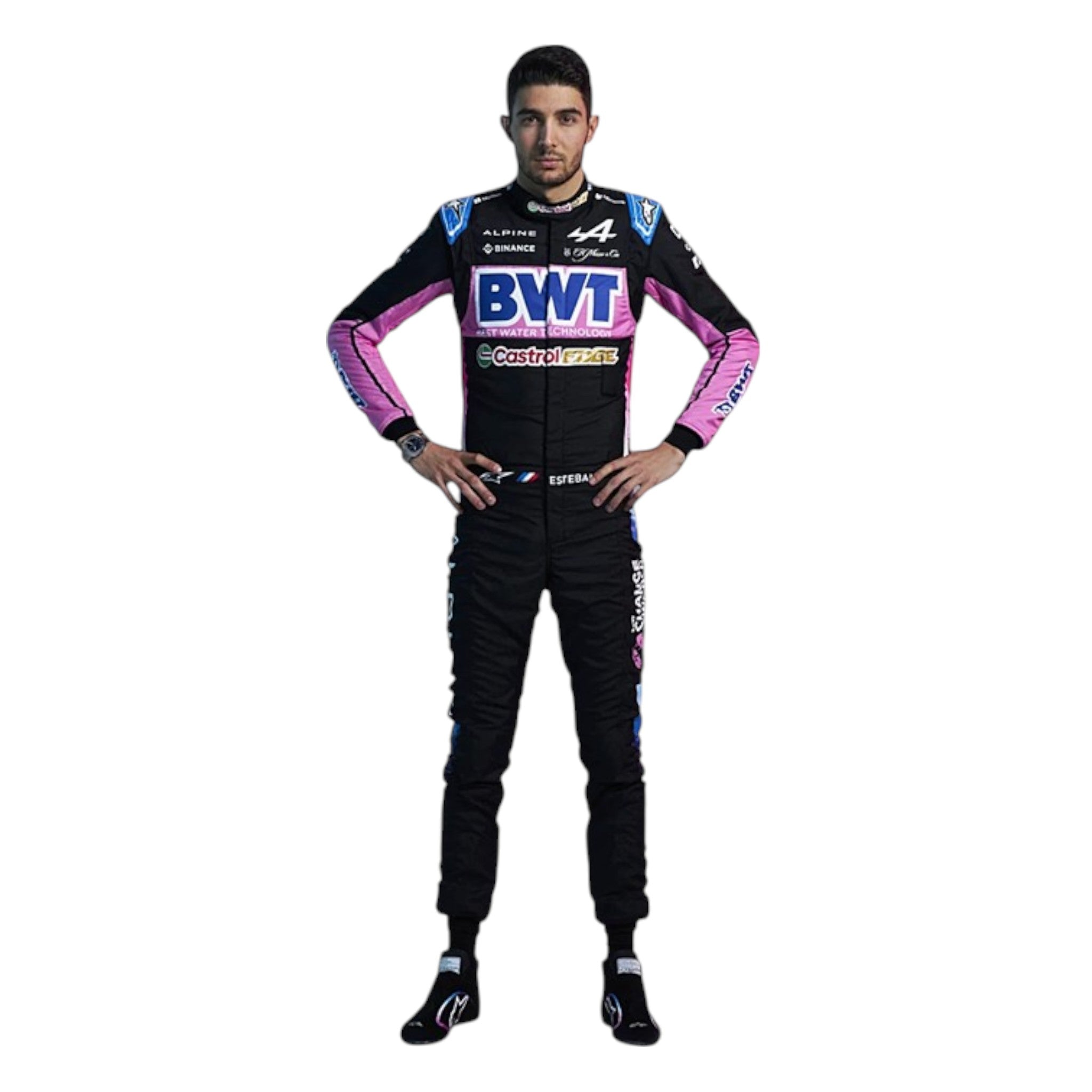 Esteban Ocon 2024 BWT Apline F1 Race Suit - view 3 | NOVAPULSE RACEWEAR