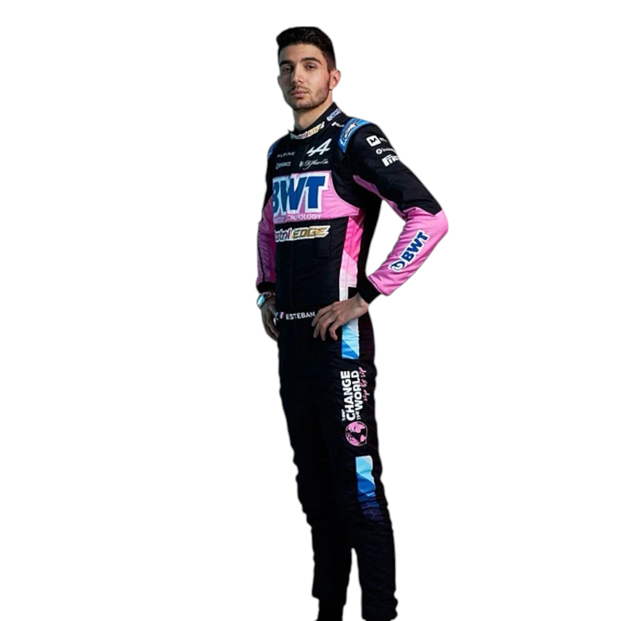 Esteban Ocon 2024 BWT Apline F1 Race Suit - view 4 | NOVAPULSE RACEWEAR
