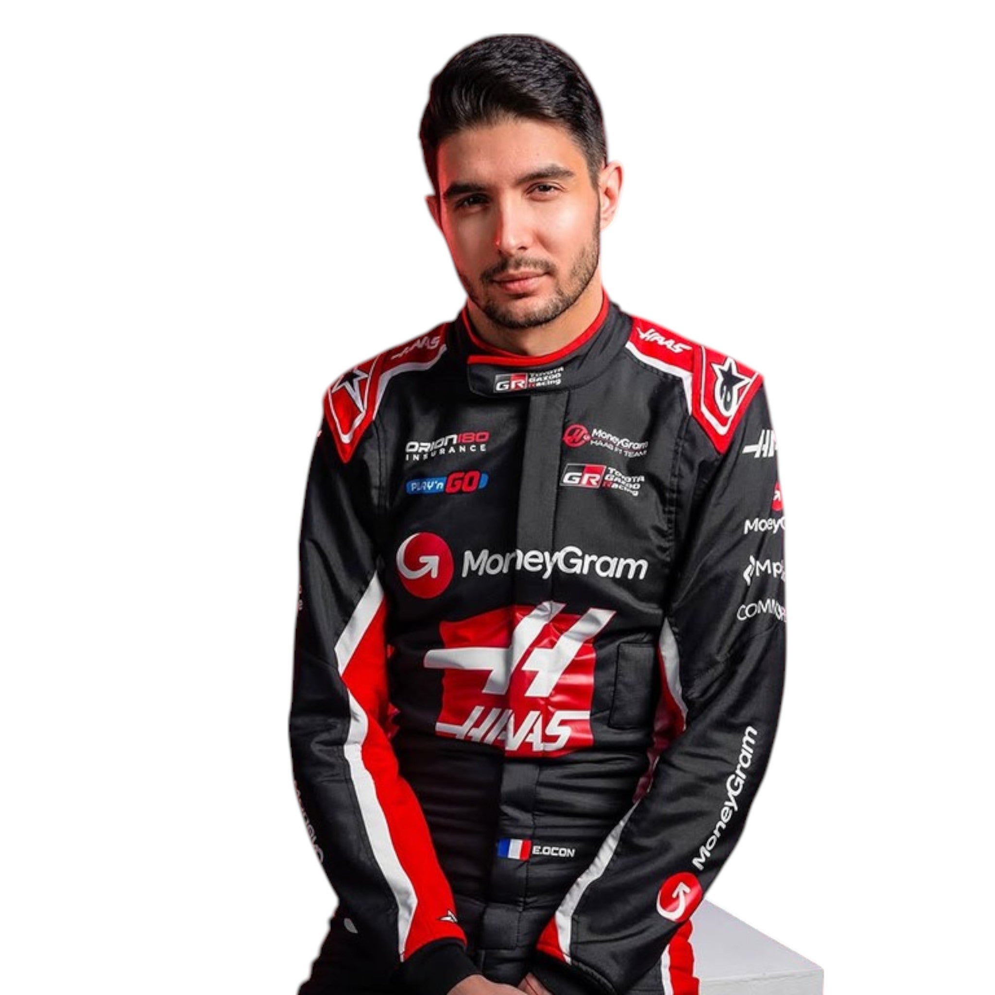 Esteban Ocon 2025 Haas F1 Race Suit - view 3 | NOVAPULSE RACEWEAR