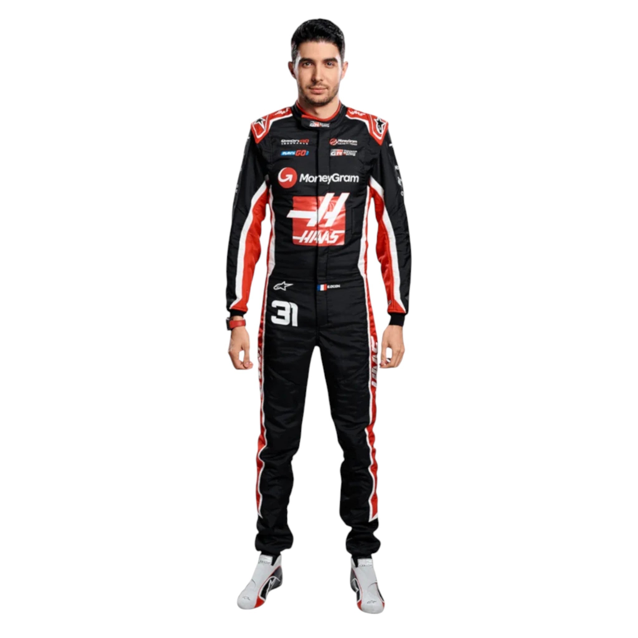 Esteban Ocon 2025 Haas F1 Race Suit - view 5 | NOVAPULSE RACEWEAR