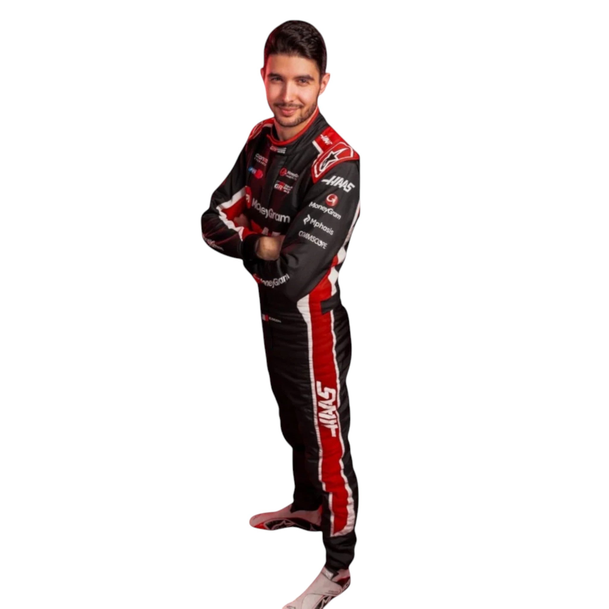 Esteban Ocon 2025 Haas F1 Race Suit - view 4 | NOVAPULSE RACEWEAR