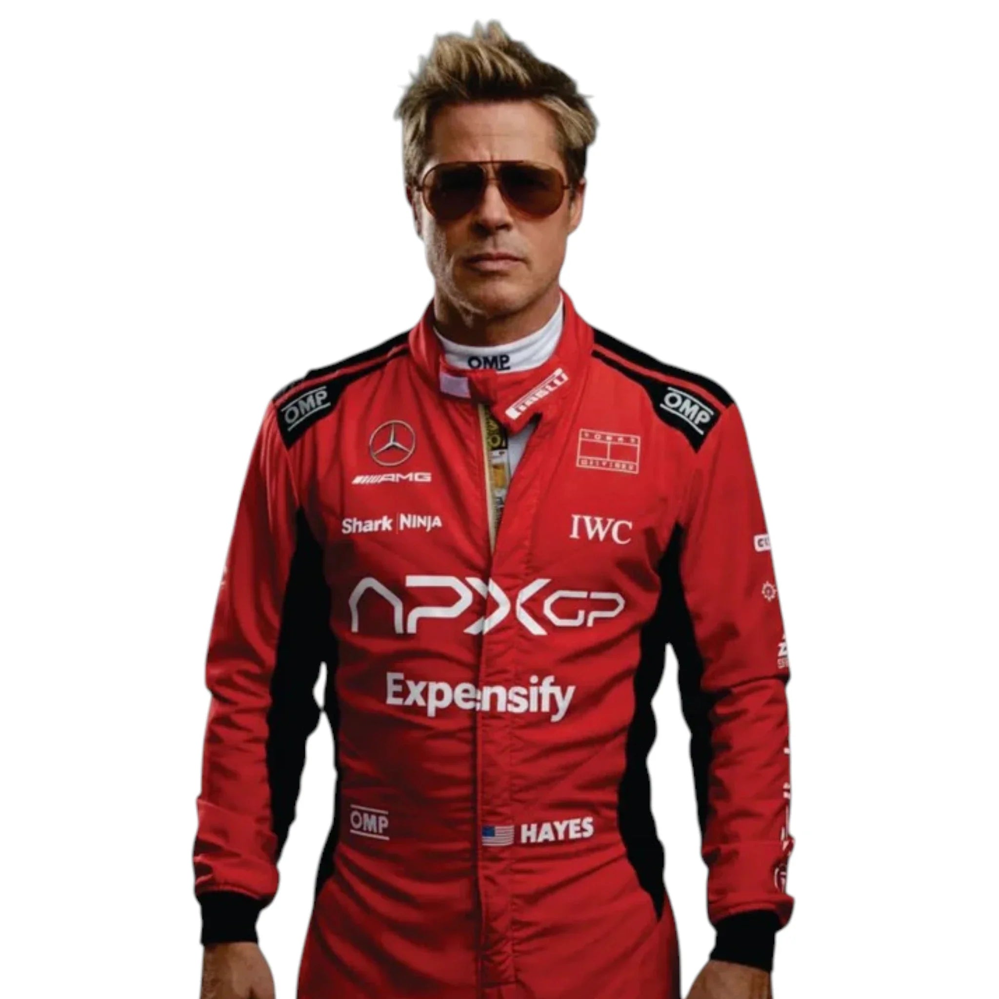 F1 Movie Sonny Hayes (Brad Pitt) 2025 F1 Race Suit (Red) - view 2 | NOVAPULSE RACEWEAR