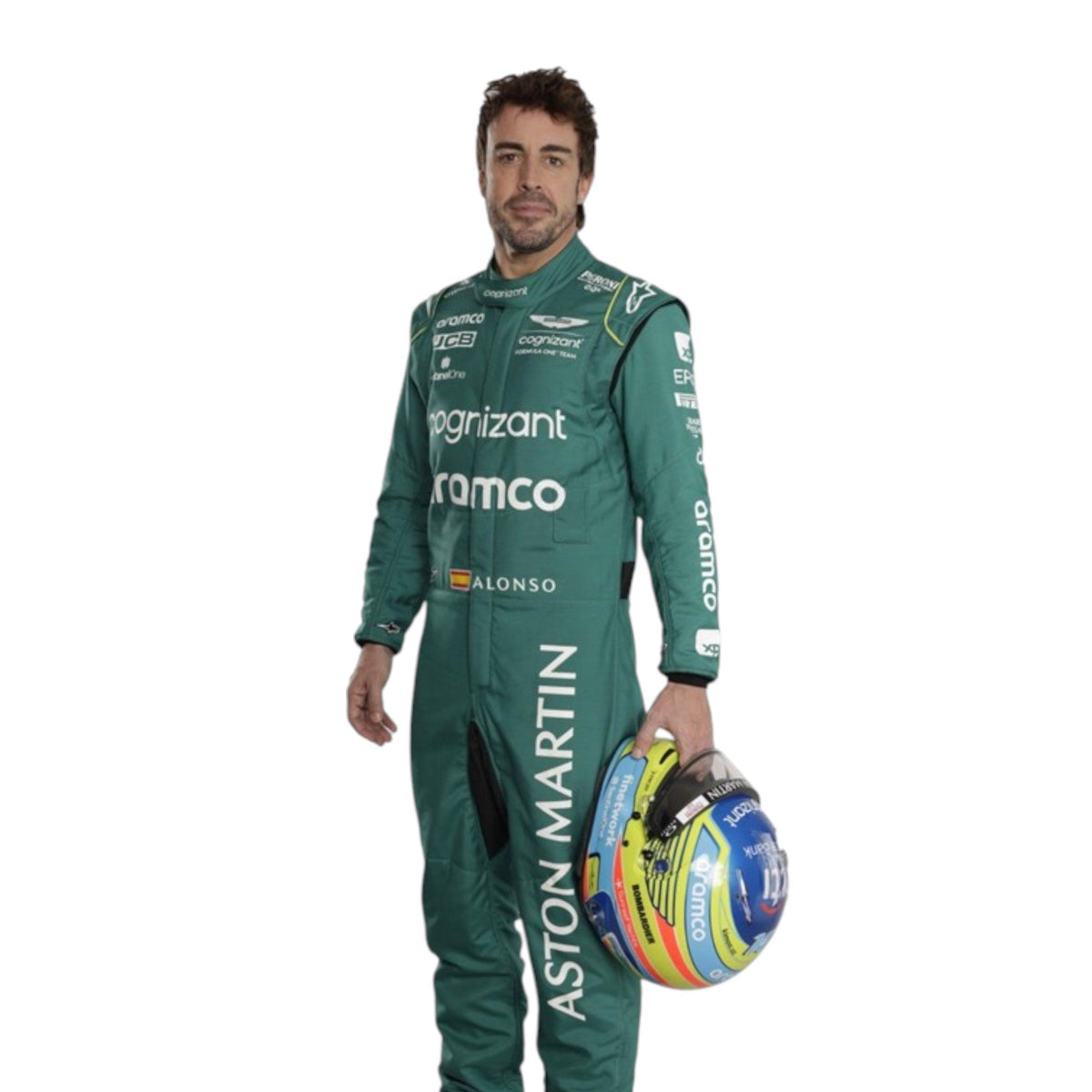 Fernando Alonso 2023 Aston Martin F1 Race Suit - view 2 | NOVAPULSE RACEWEAR