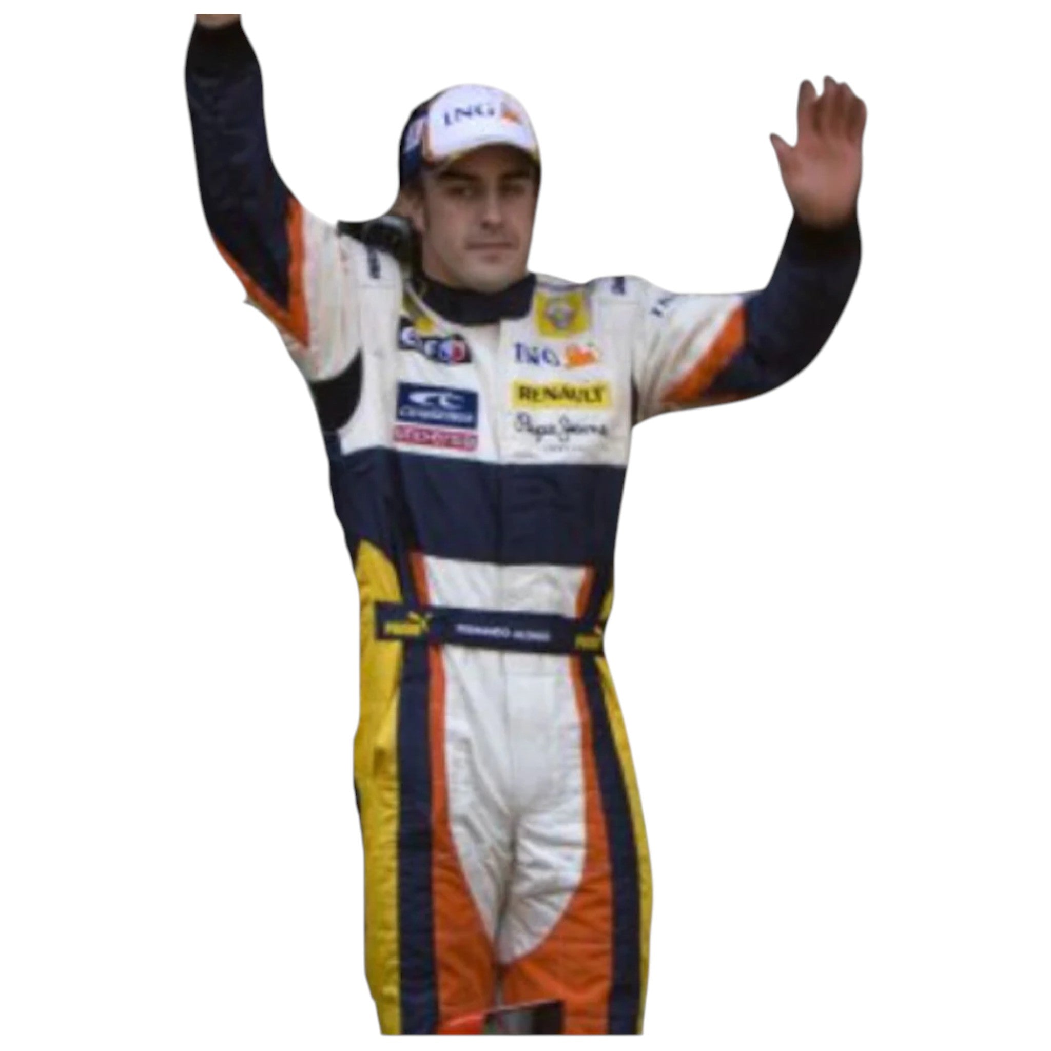 Fernando Alonso 2008 Renault F1 Race Suit - view 2 | NOVAPULSE RACEWEAR