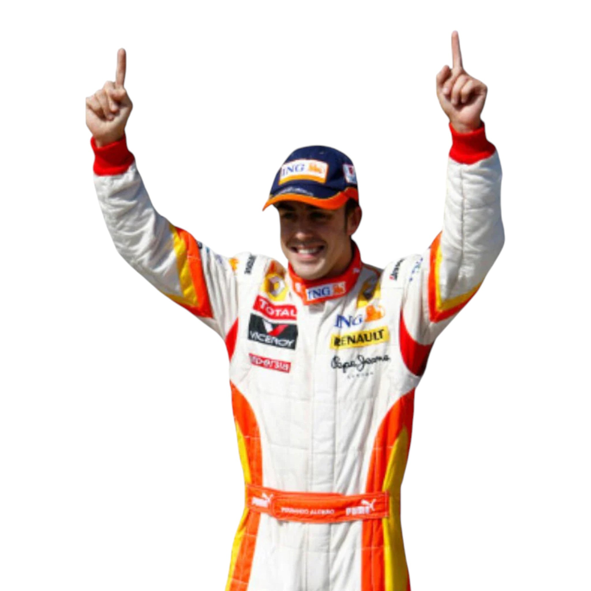 Fernando Alonso 2009 Renault F1 Race Suit - view 2 | NOVAPULSE RACEWEAR