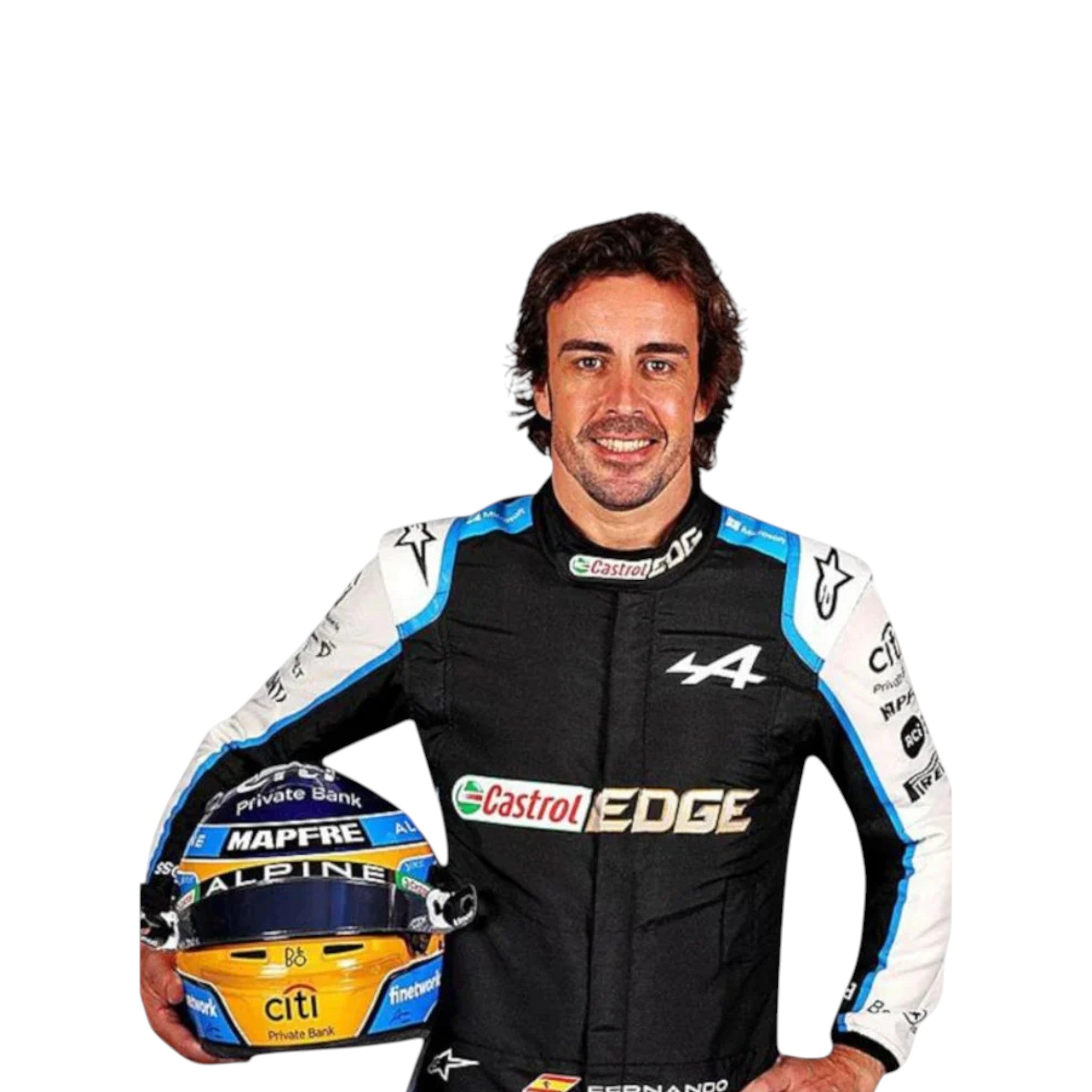 Fernando Alonso 2021 Alpine F1 Race Suit - view 2 | NOVAPULSE RACEWEAR