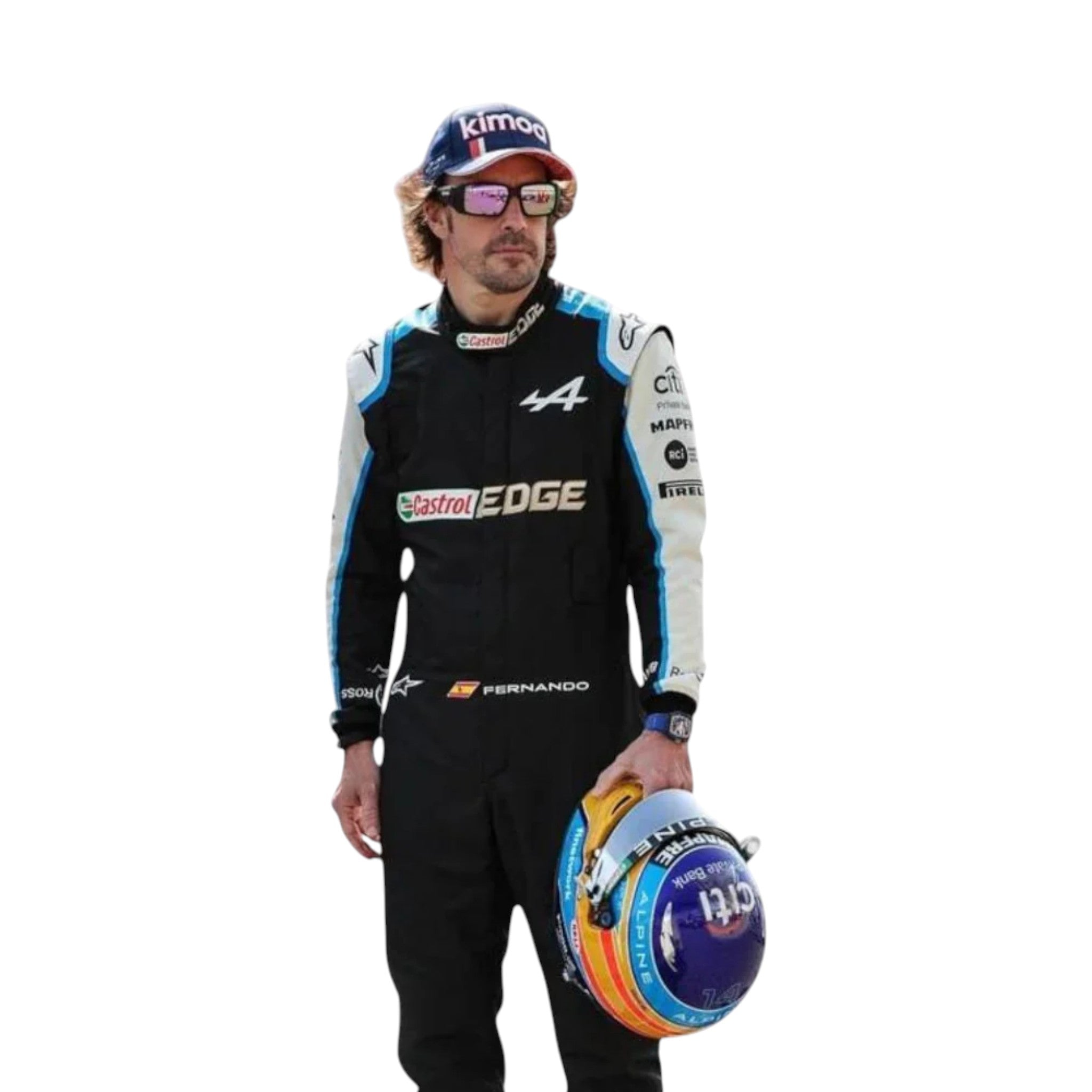 Fernando Alonso 2021 Alpine F1 Race Suit - view 3 | NOVAPULSE RACEWEAR