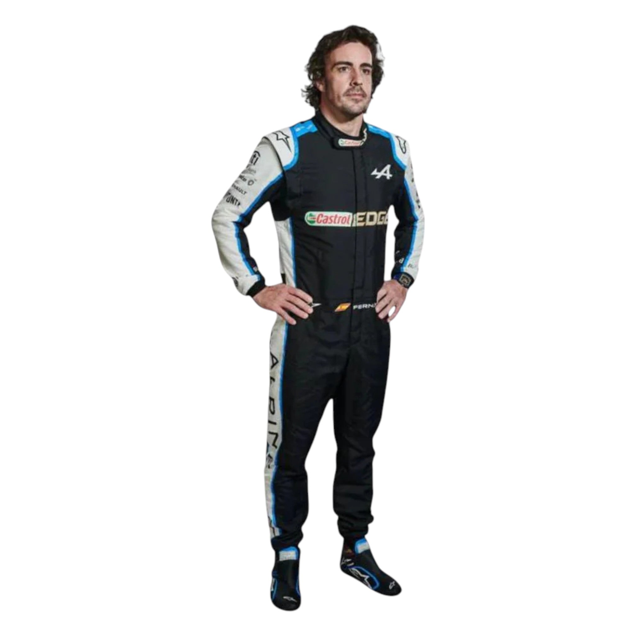Fernando Alonso 2021 Alpine F1 Race Suit - view 4 | NOVAPULSE RACEWEAR