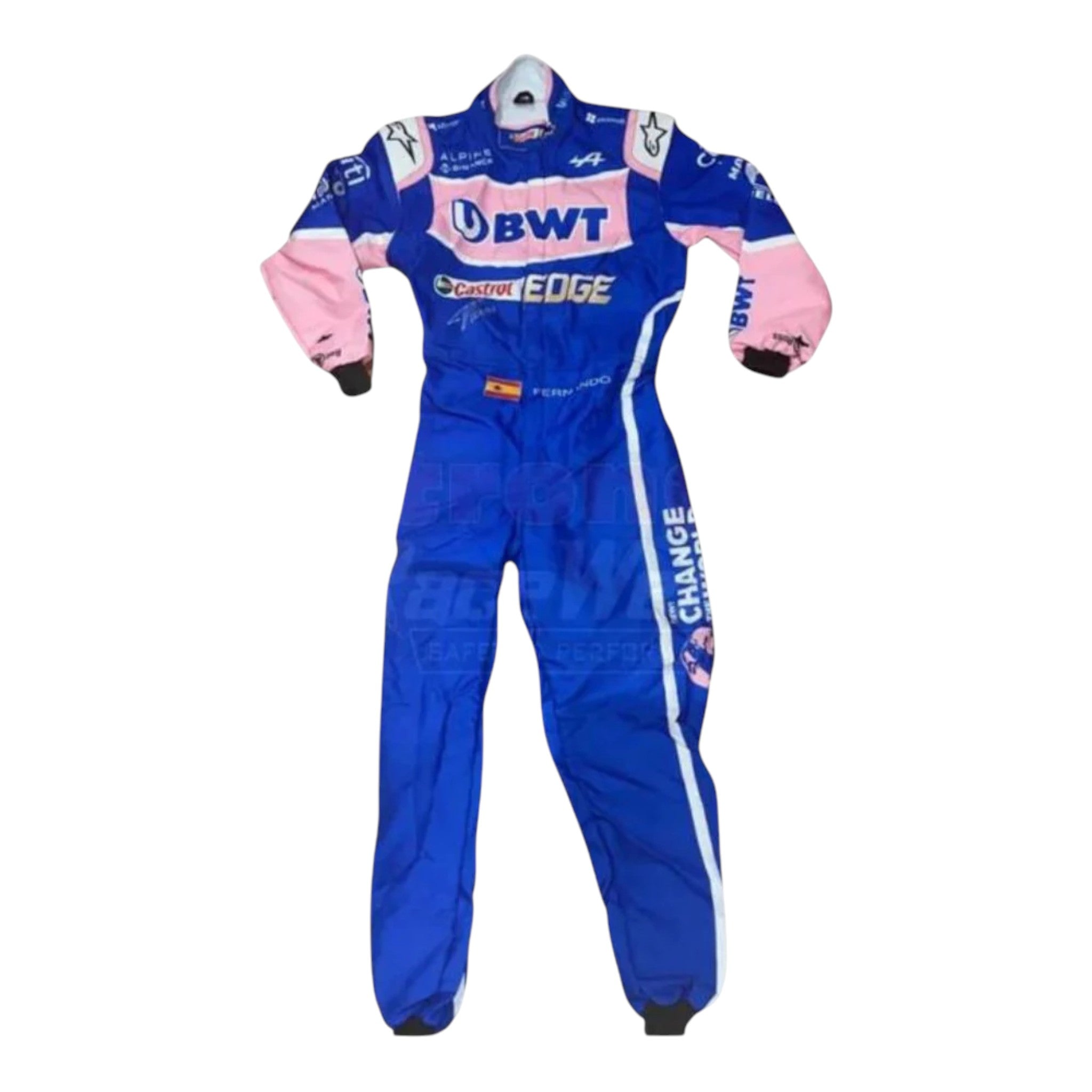Fernando Alonso 2022 BWT Alpine F1 Race Suit | NOVAPULSE RACEWEAR