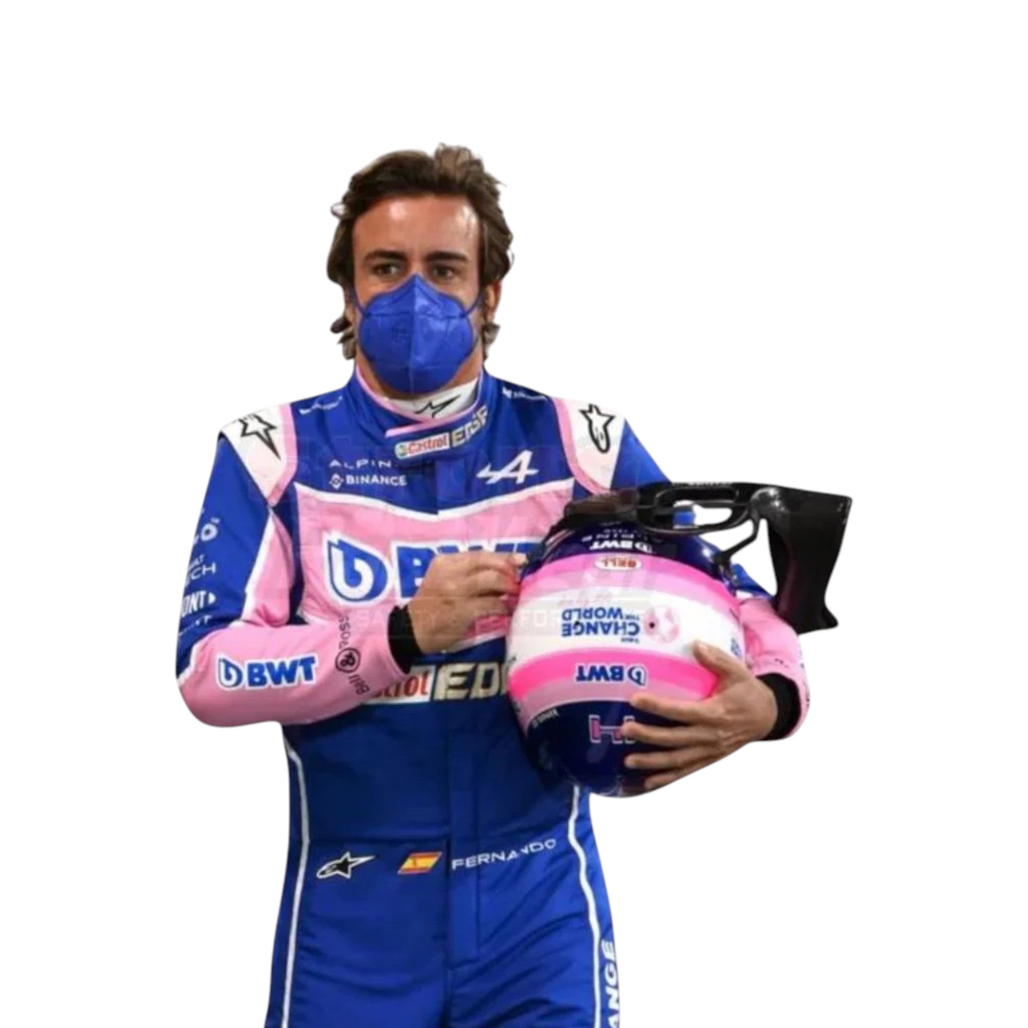 Fernando Alonso 2022 BWT Alpine F1 Race Suit - view 3 | NOVAPULSE RACEWEAR