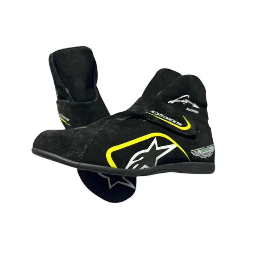 Fernando Alonso 2023 Aston Martin F1 Racing Shoes - view 2 | NOVAPULSE RACEWEAR
