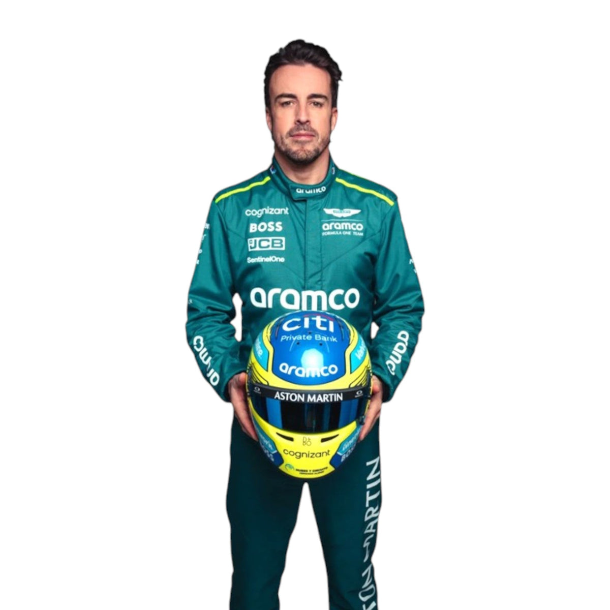 Fernando Alonso 2024 Aston Martin F1 Race Suit - view 4 | NOVAPULSE RACEWEAR