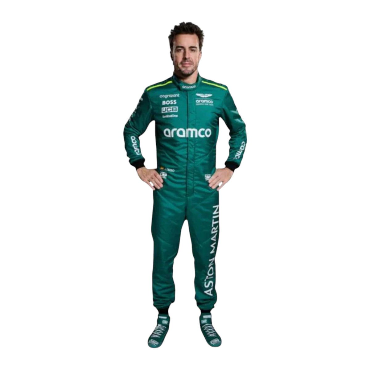 Fernando Alonso 2024 Aston Martin F1 Race Suit - view 6 | NOVAPULSE RACEWEAR