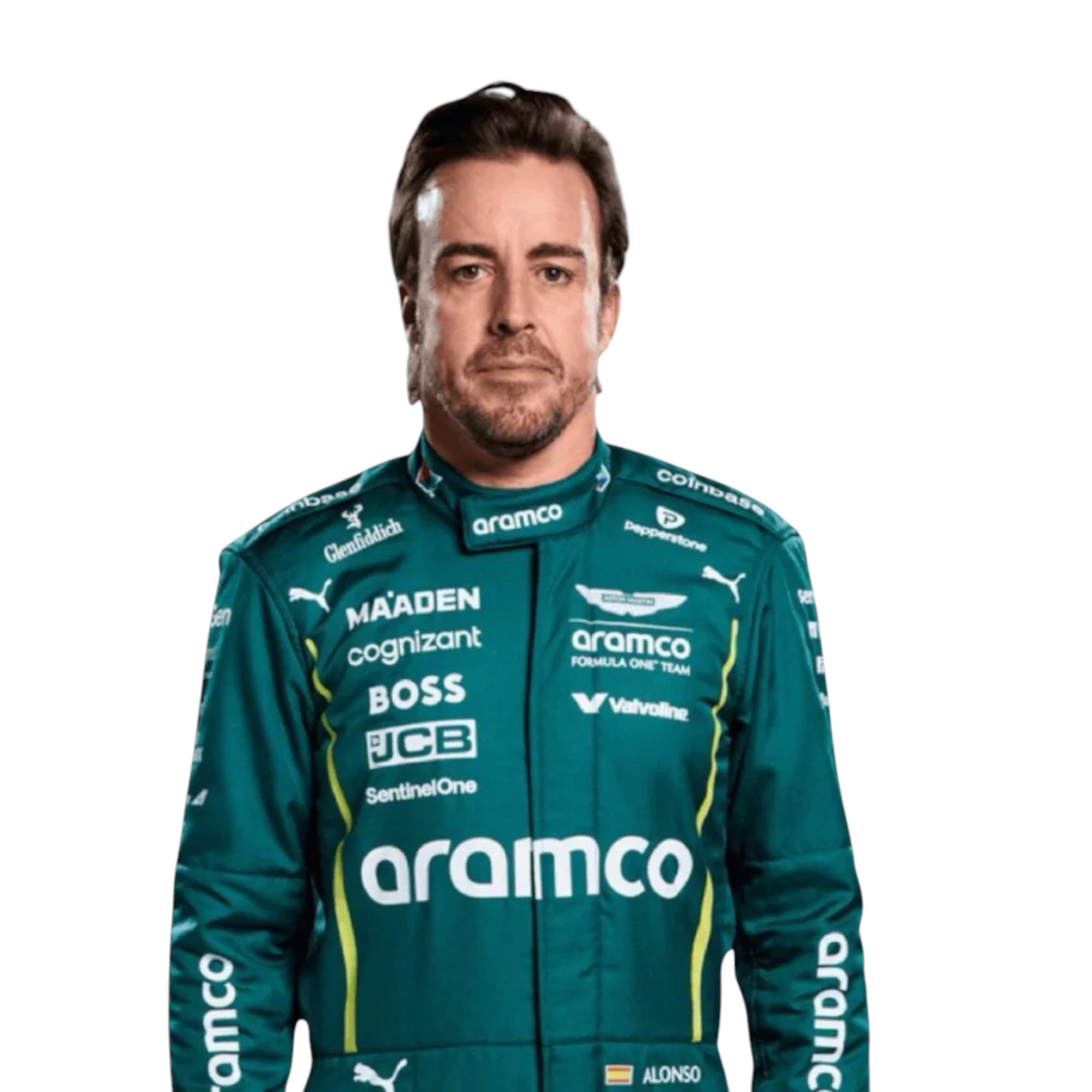 Fernando Alonso 2025 Aston Martin F1 Race Suit - view 3 | NOVAPULSE RACEWEAR
