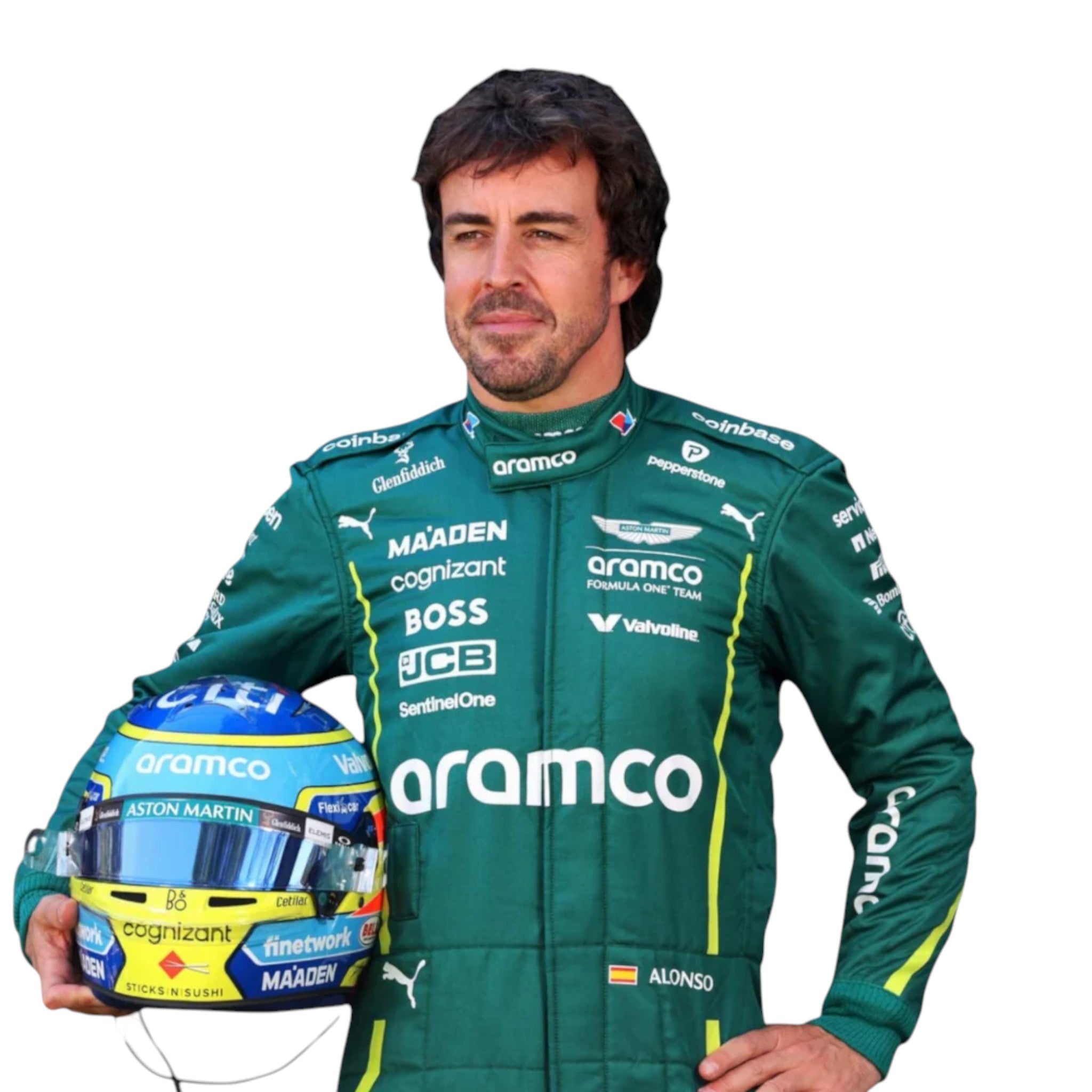 Fernando Alonso 2025 Aston Martin F1 Race Suit - view 4 | NOVAPULSE RACEWEAR