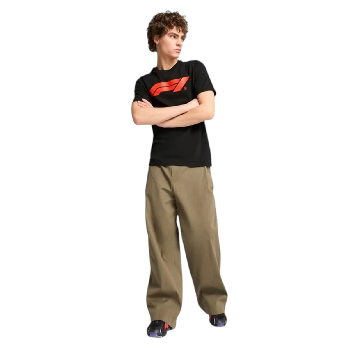 Formula 1 2026 Essentials Men's T-Shirt (Black) - view 3 | NOVAPULSE RACEWEAR