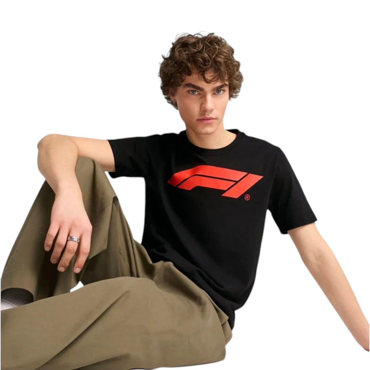 Formula 1 2026 Essentials Men's T-Shirt (Black) - view 4 | NOVAPULSE RACEWEAR