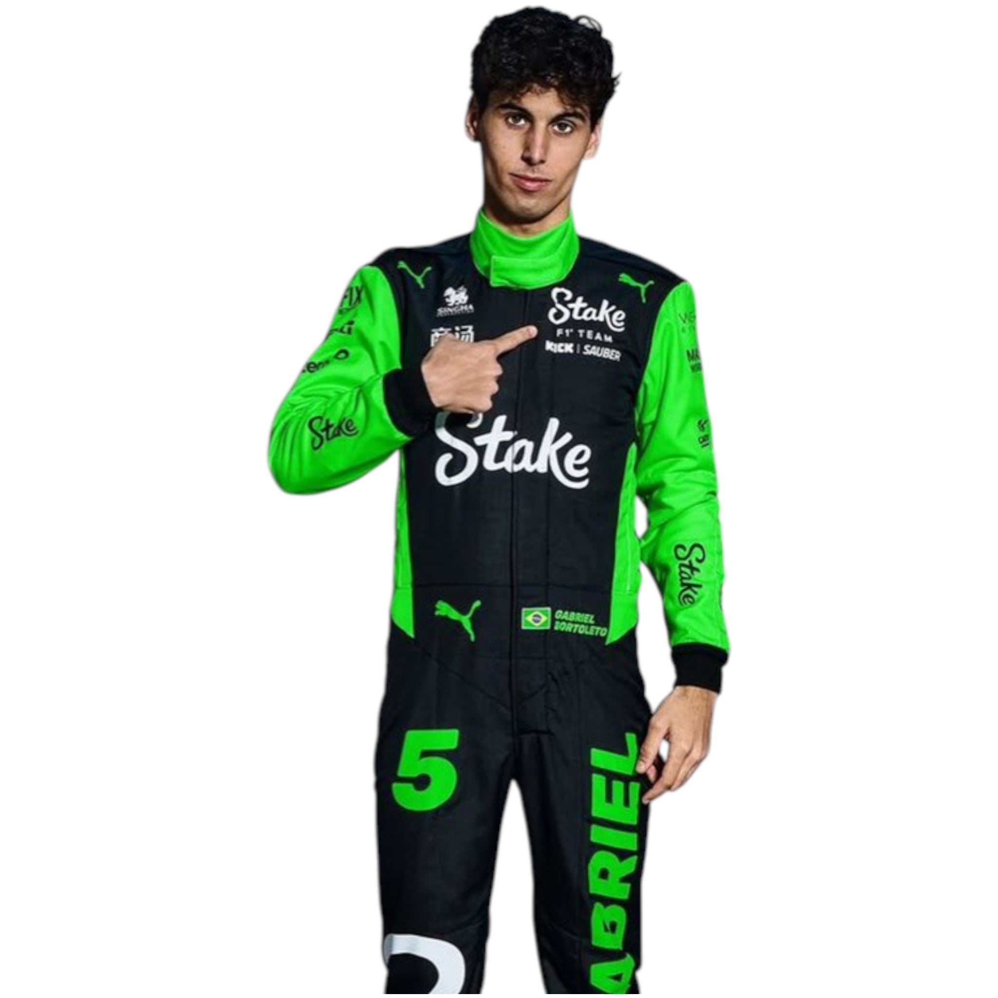 Gabriel Bortoleto 2025 Kick Sauber F1 Race Suit | NOVAPULSE RACEWEAR