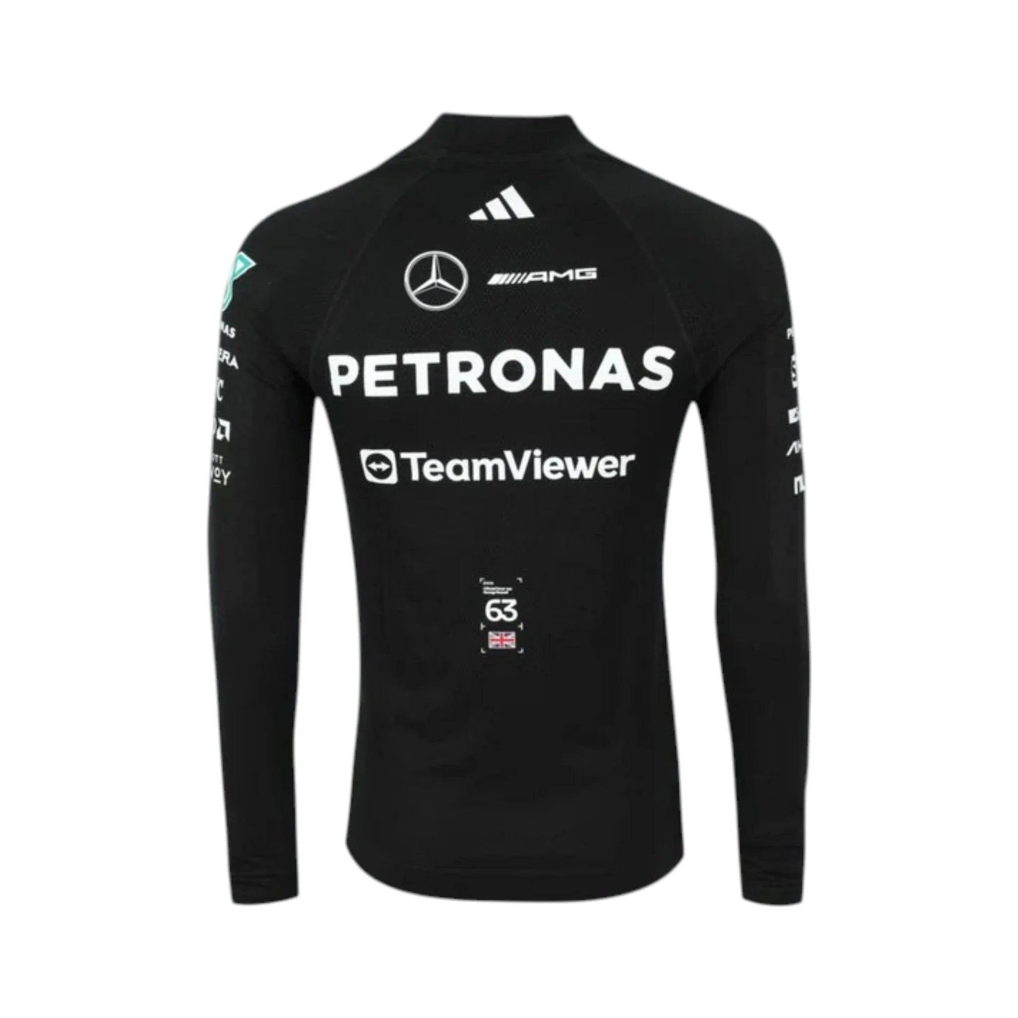 George Russel 2025 Mercedes-AMG Petronas F1 Undershirt - view 2 | NOVAPULSE RACEWEAR