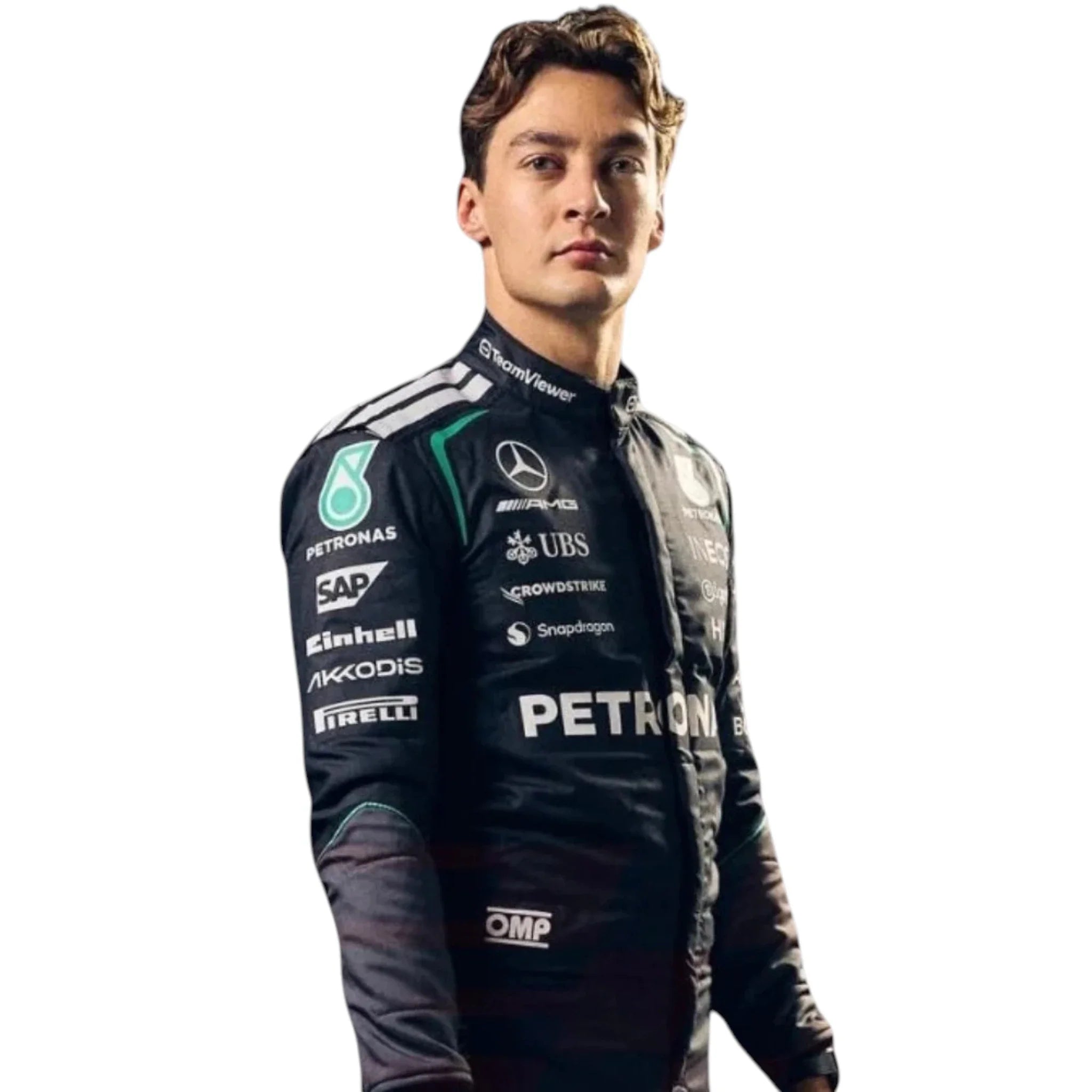 George Russel 2026 Mercedes-AMG Petronas F1 Race Suit - view 4 | NOVAPULSE RACEWEAR