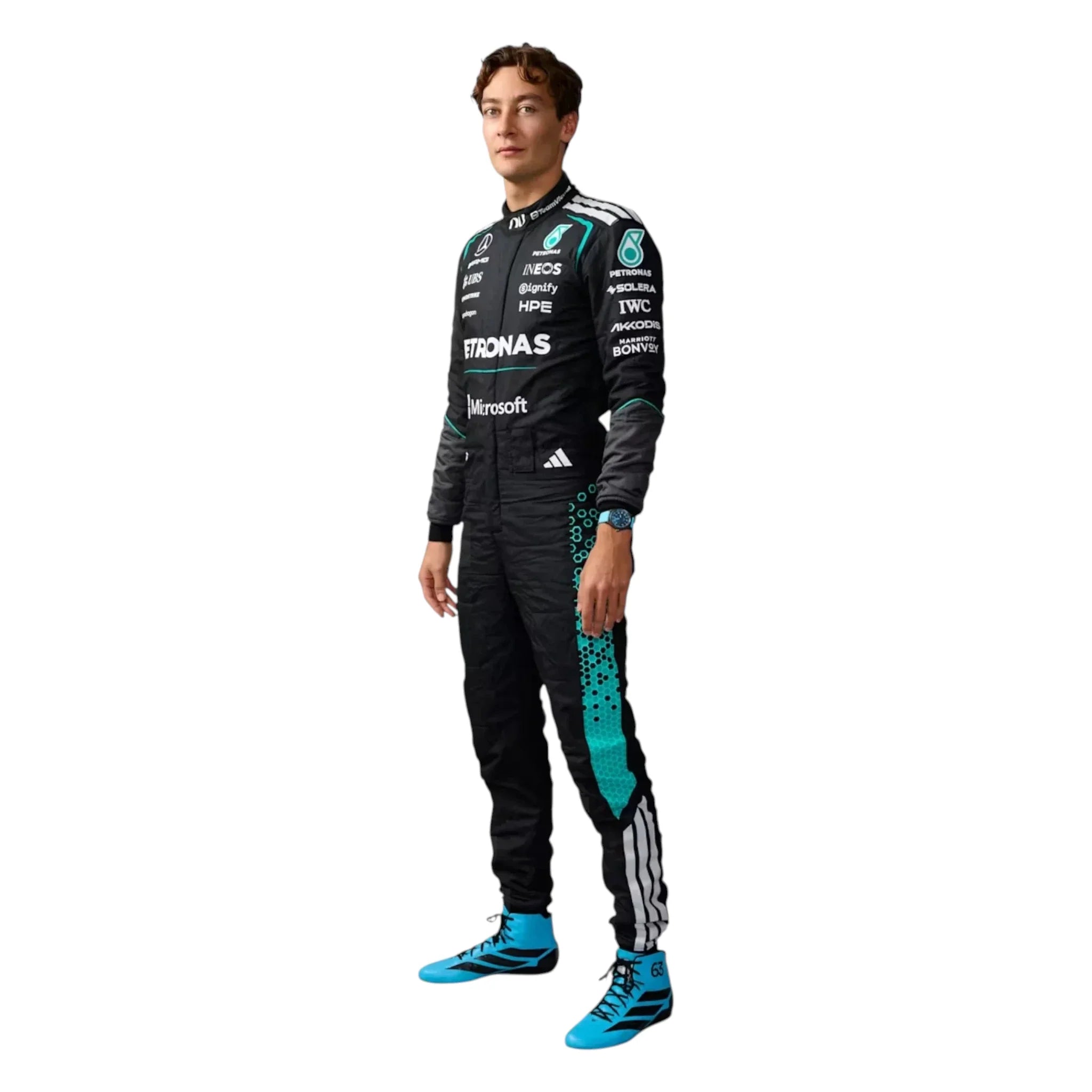 George Russel 2026 Mercedes-AMG Petronas F1 Race Suit | NOVAPULSE RACEWEAR